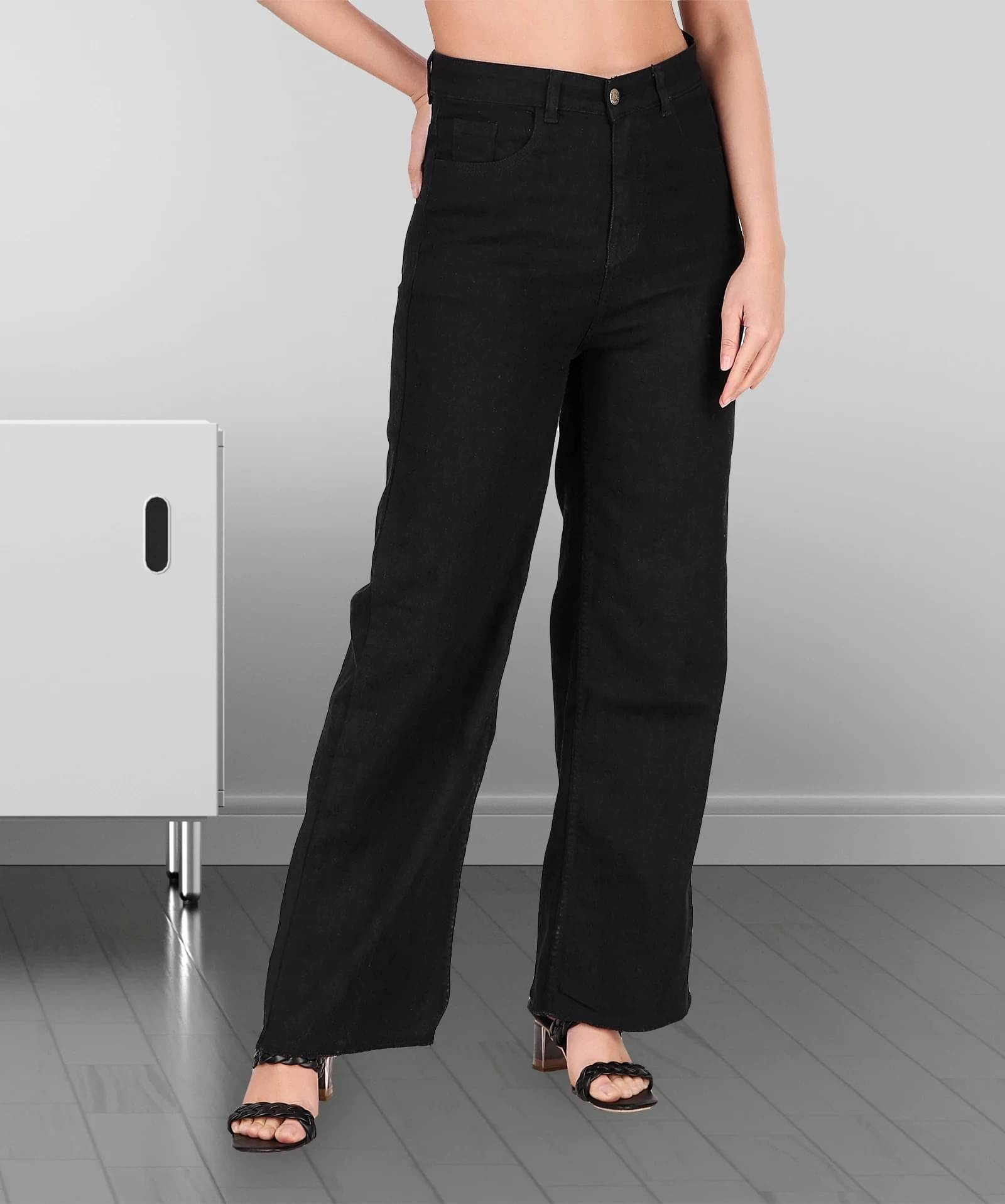     			Coutume Collections Women's Bootcut Mid-Rise Jeans ( Black )