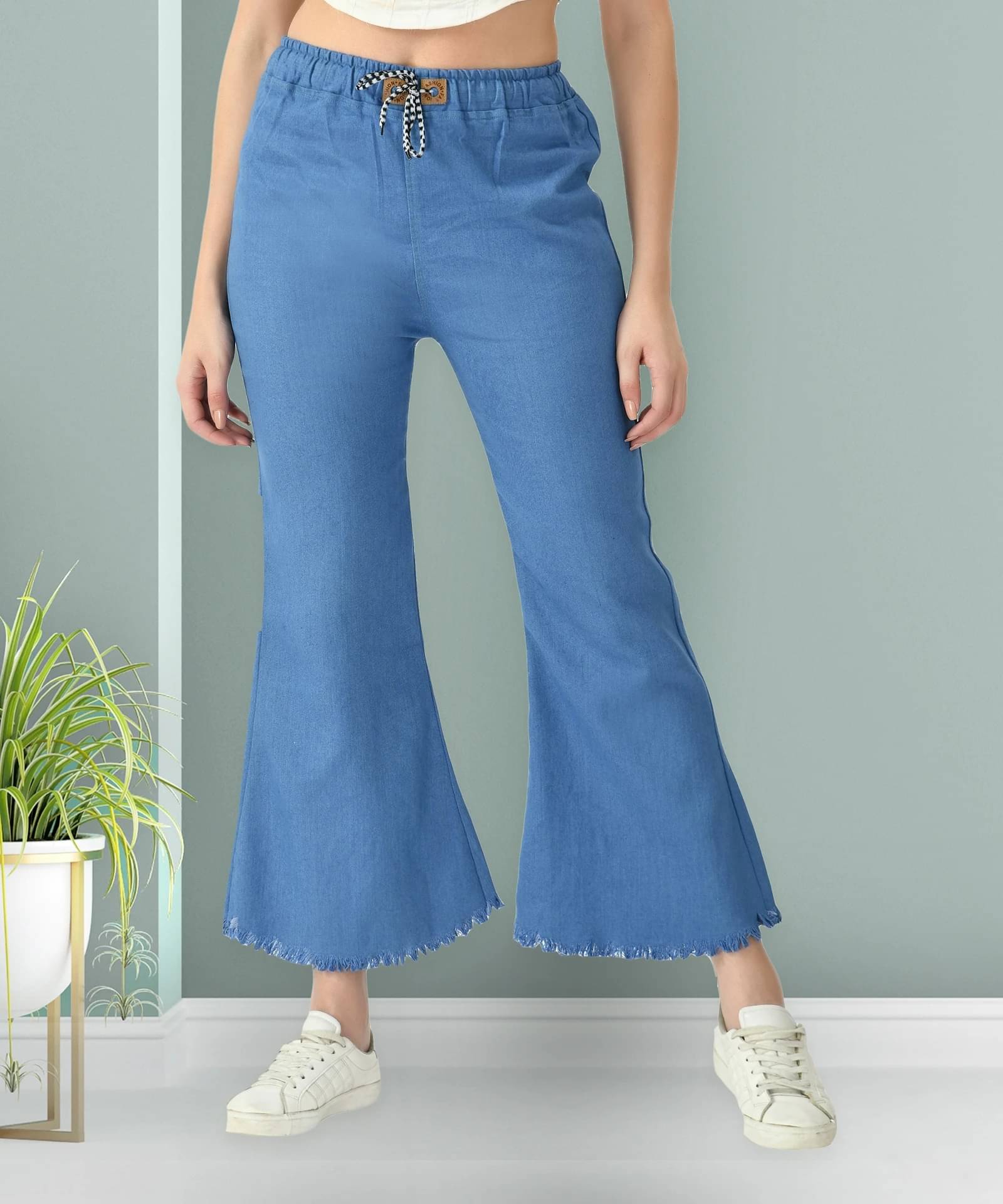     			Coutume Collections Women's Boyfriend Fit Mid-Rise Jeans ( Light Blue )