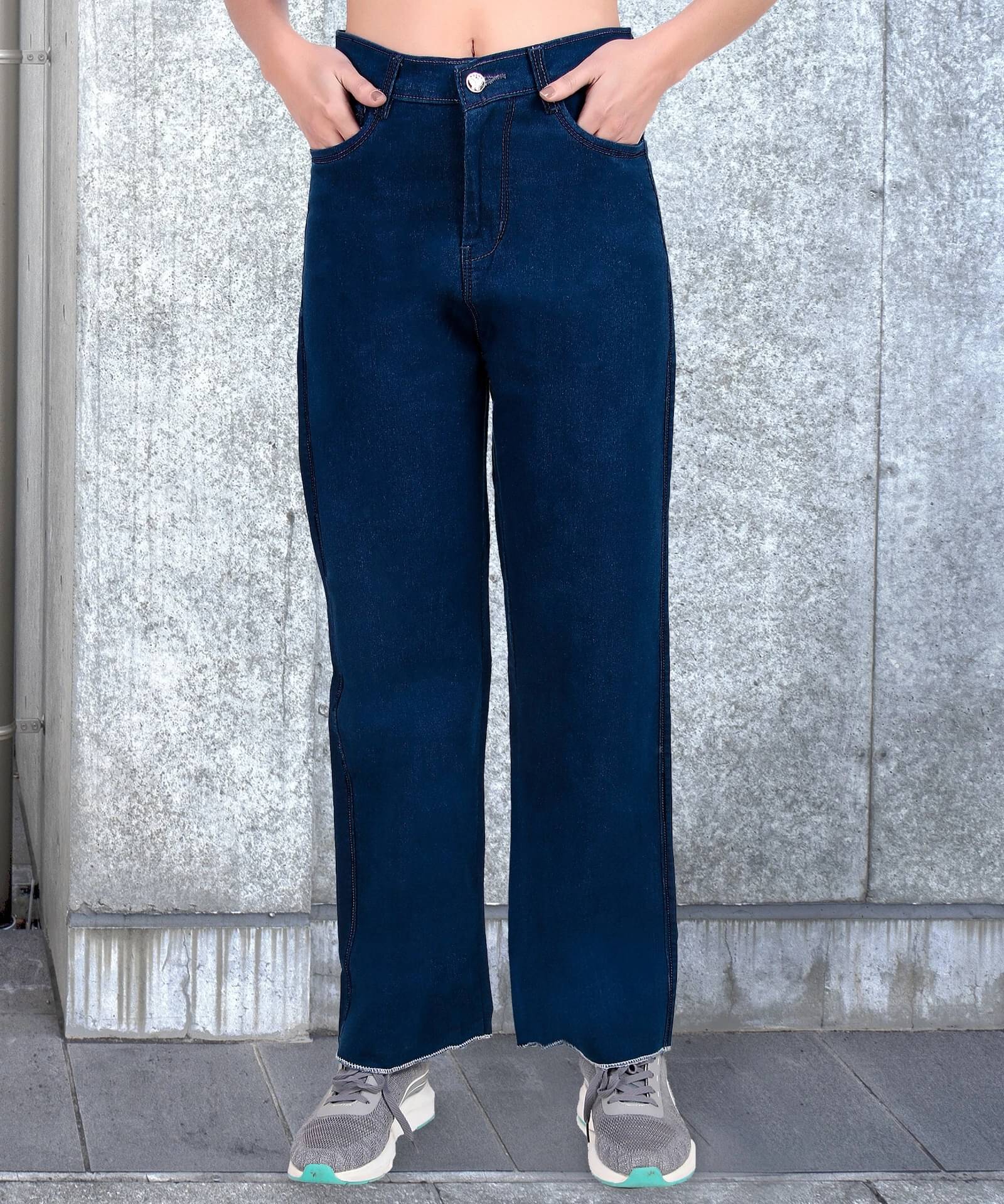     			Coutume Collections Women's Regular Fit Mid-Rise Jeans ( Blue )