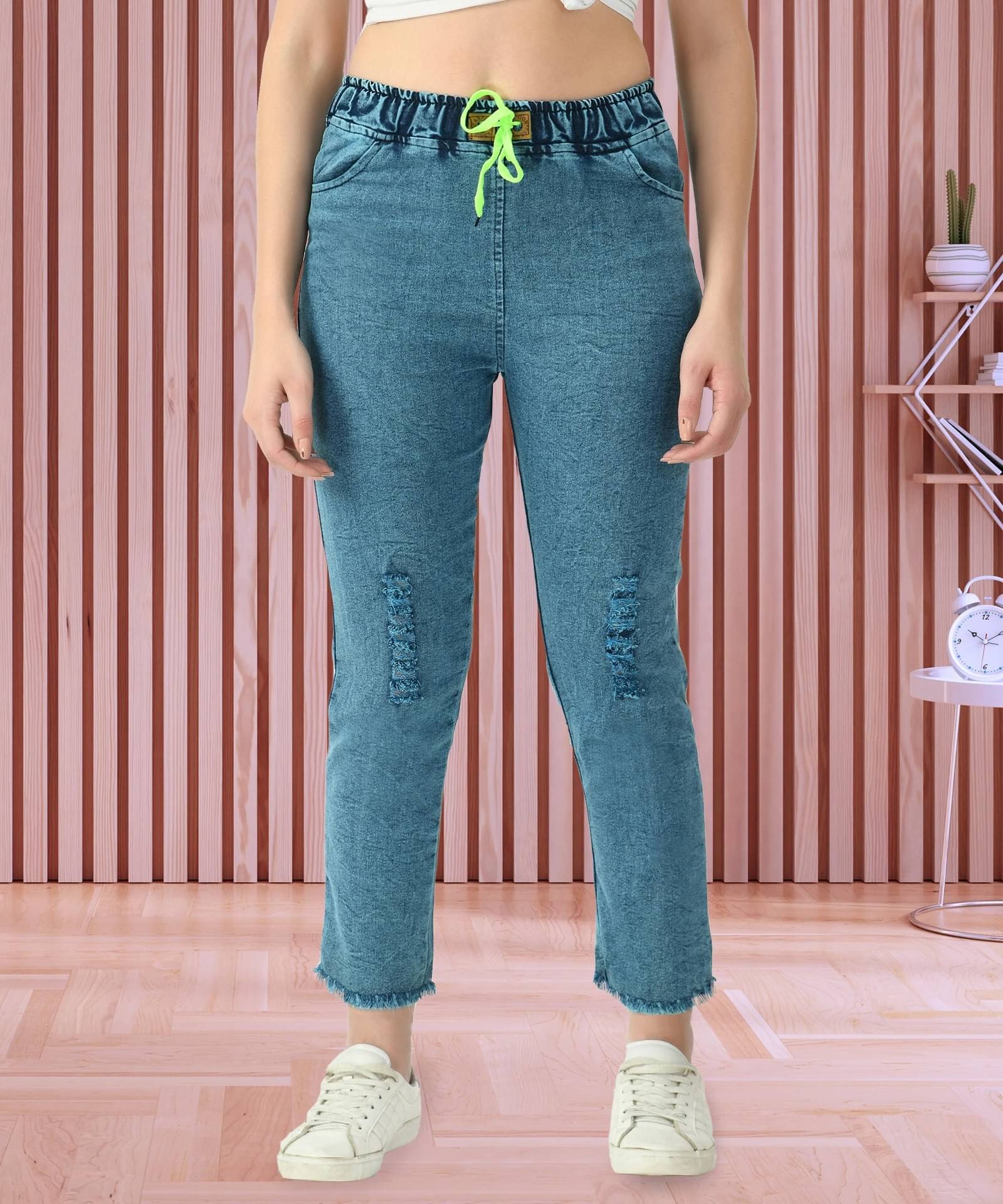 Coutume Collections Women's Regular Fit Mid-Rise Jeans ( Dark Blue ) Coutume Collections Women's Regular Fit Mid-Rise Jeans ( Dark Blue )