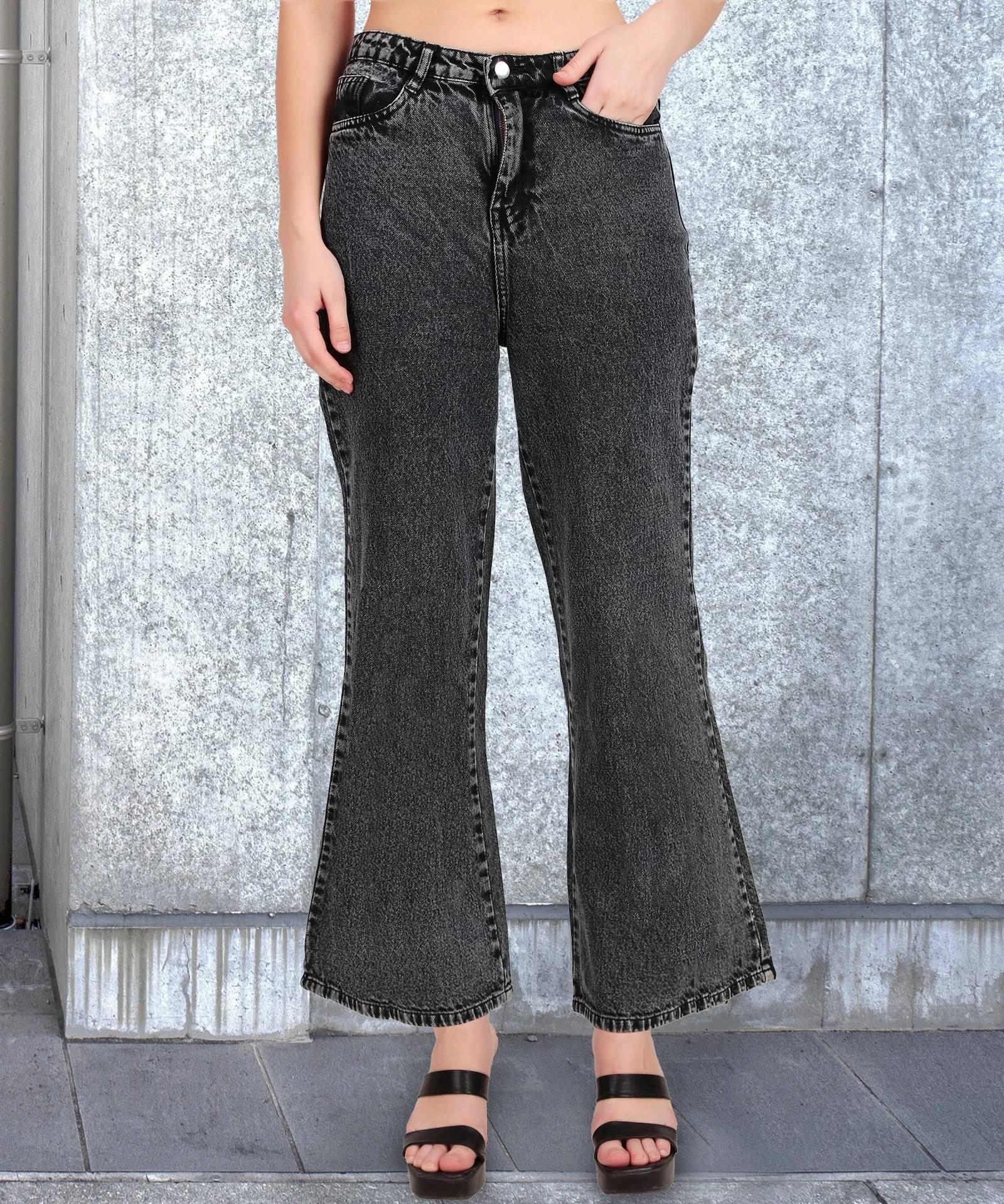     			Coutume Collections Women's Regular Fit Mid-Rise Jeans ( Black )