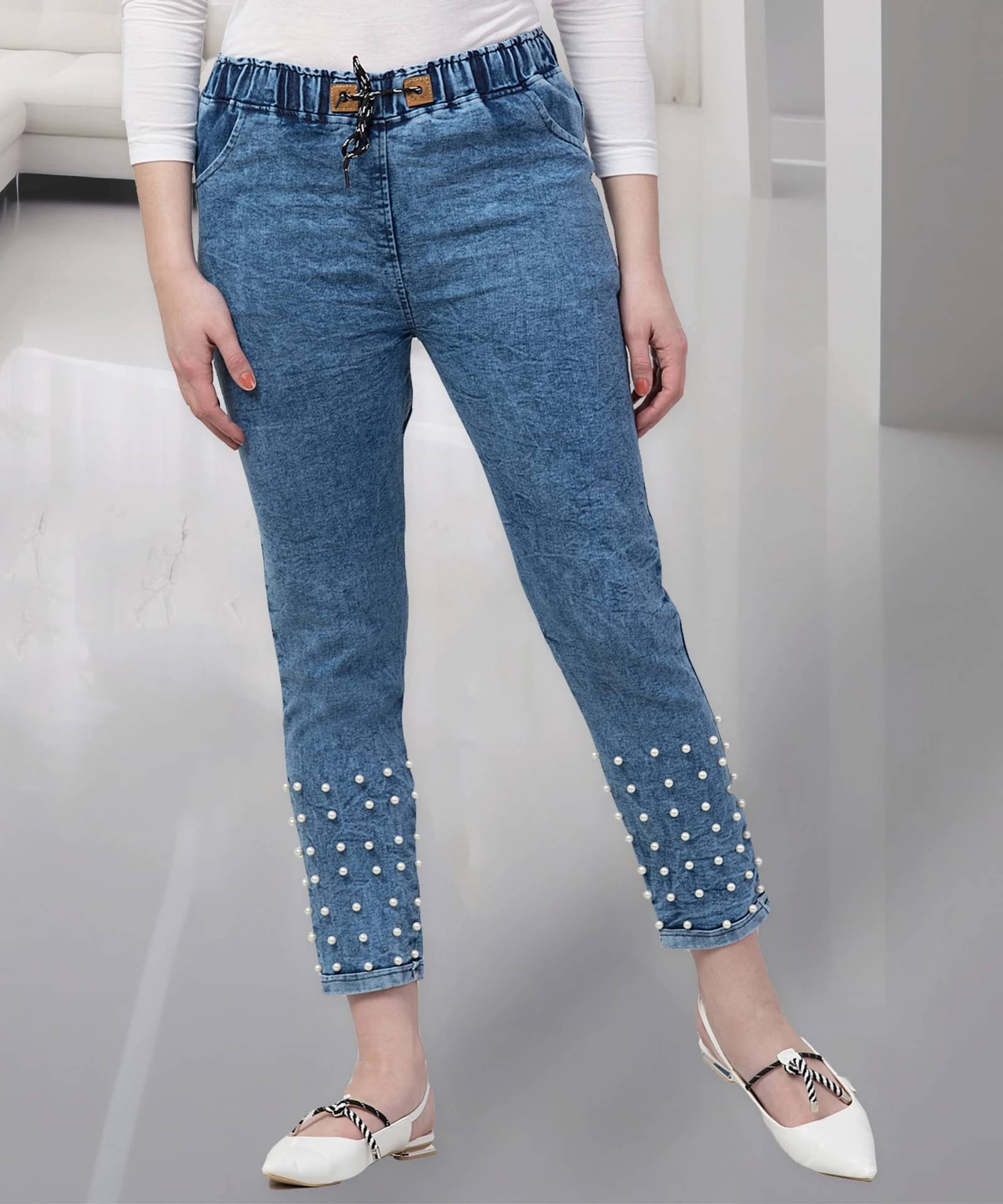     			Coutume Collections Women's Regular Fit Mid-Rise Jeans ( Blue )