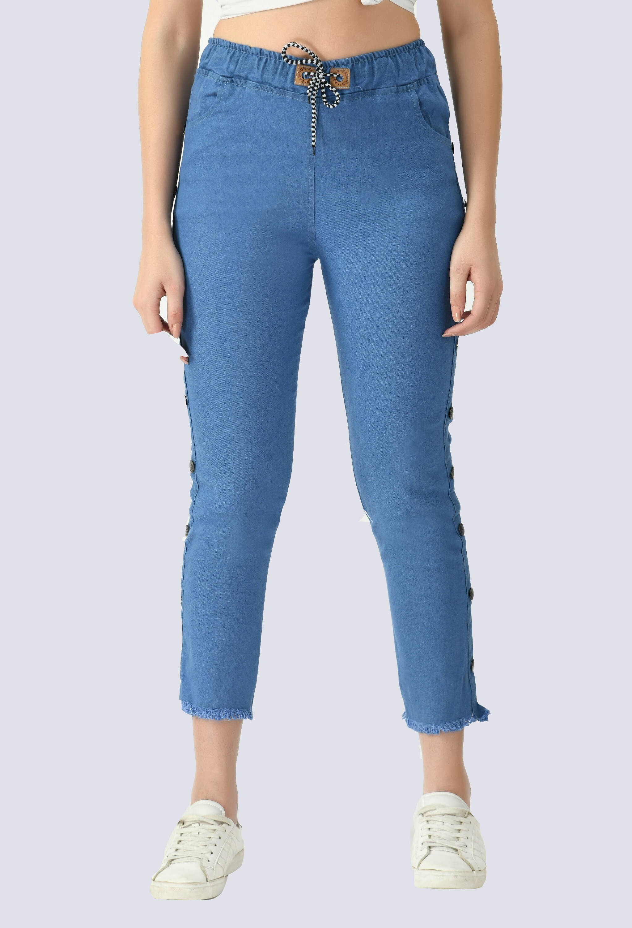     			Coutume Collections Women's Regular Fit Mid-Rise Jeans ( Light Blue )