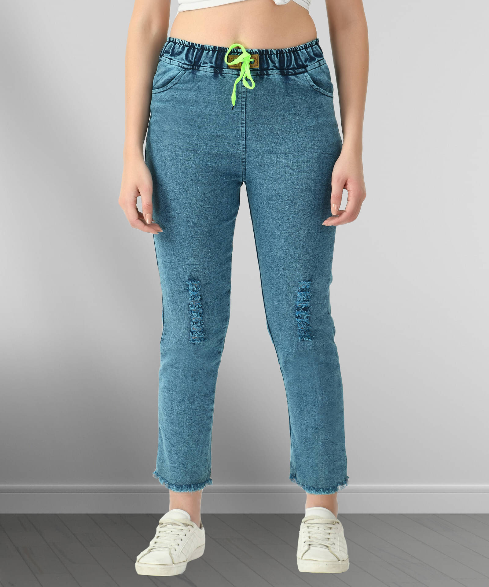     			Coutume Collections Women's Regular Fit High-Rise Jeans ( Blue )