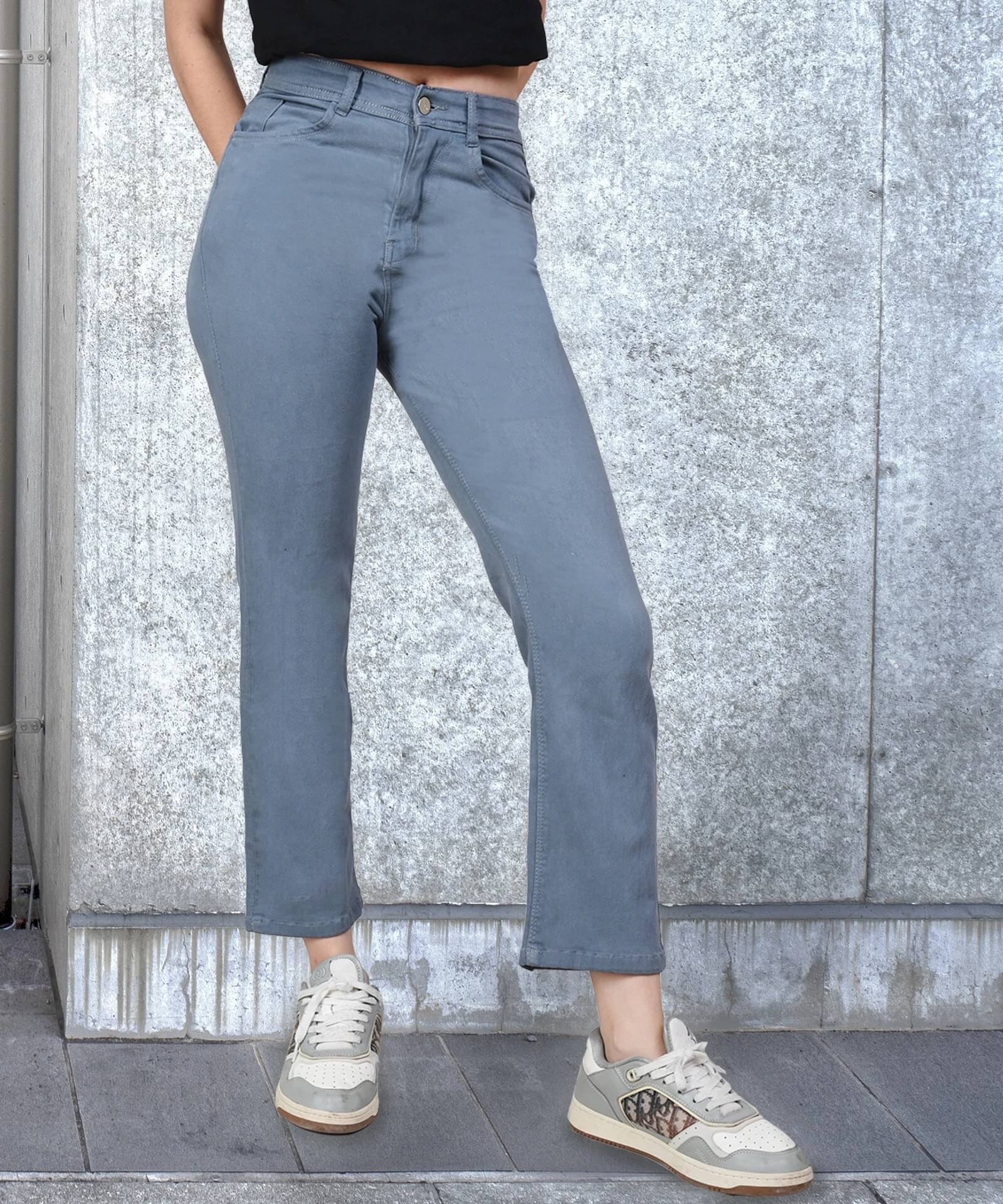     			Coutume Collections Women's Regular Fit Mid-Rise Jeans ( Blue )