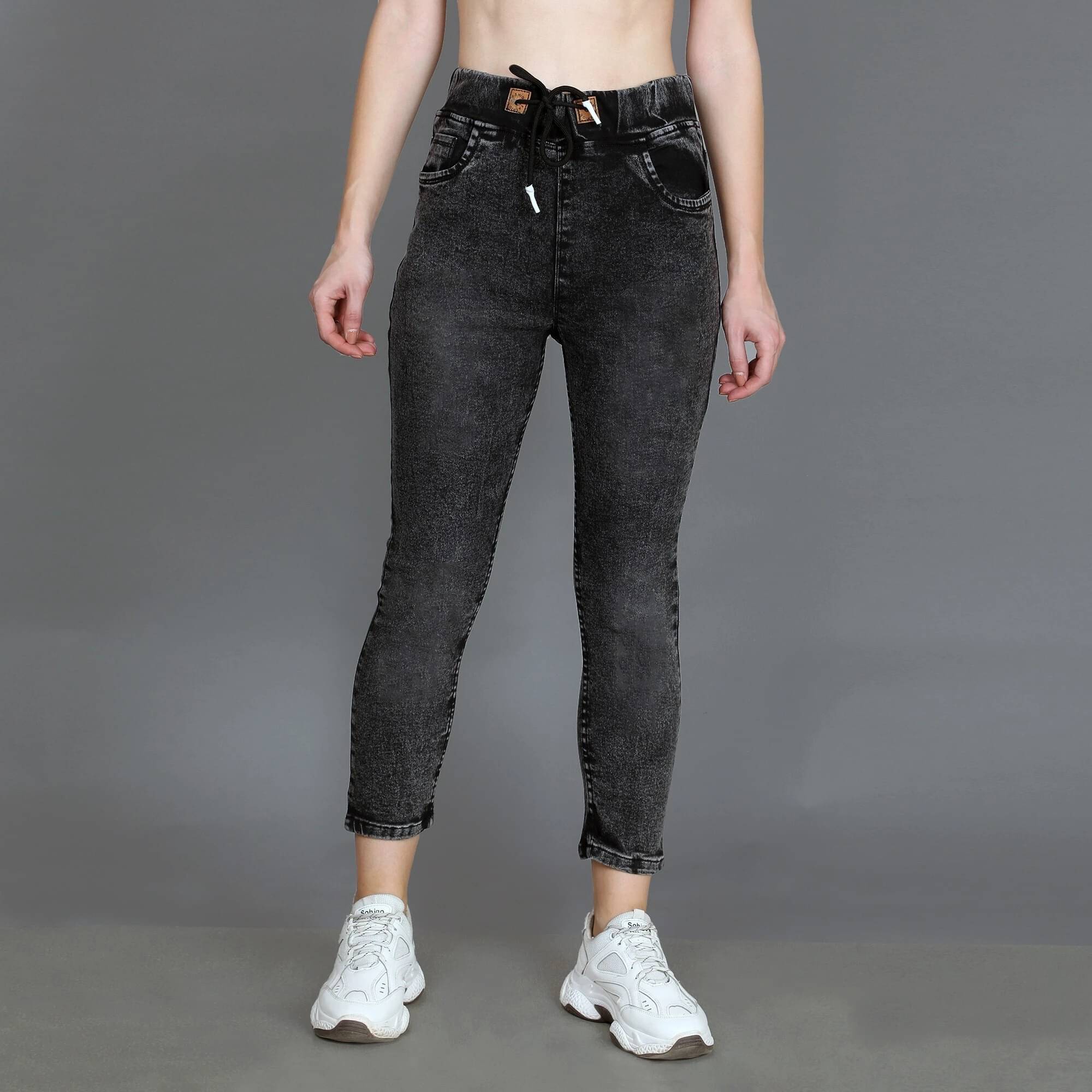     			Coutume Collections Women's Regular Fit Mid-Rise Jeans ( Black )