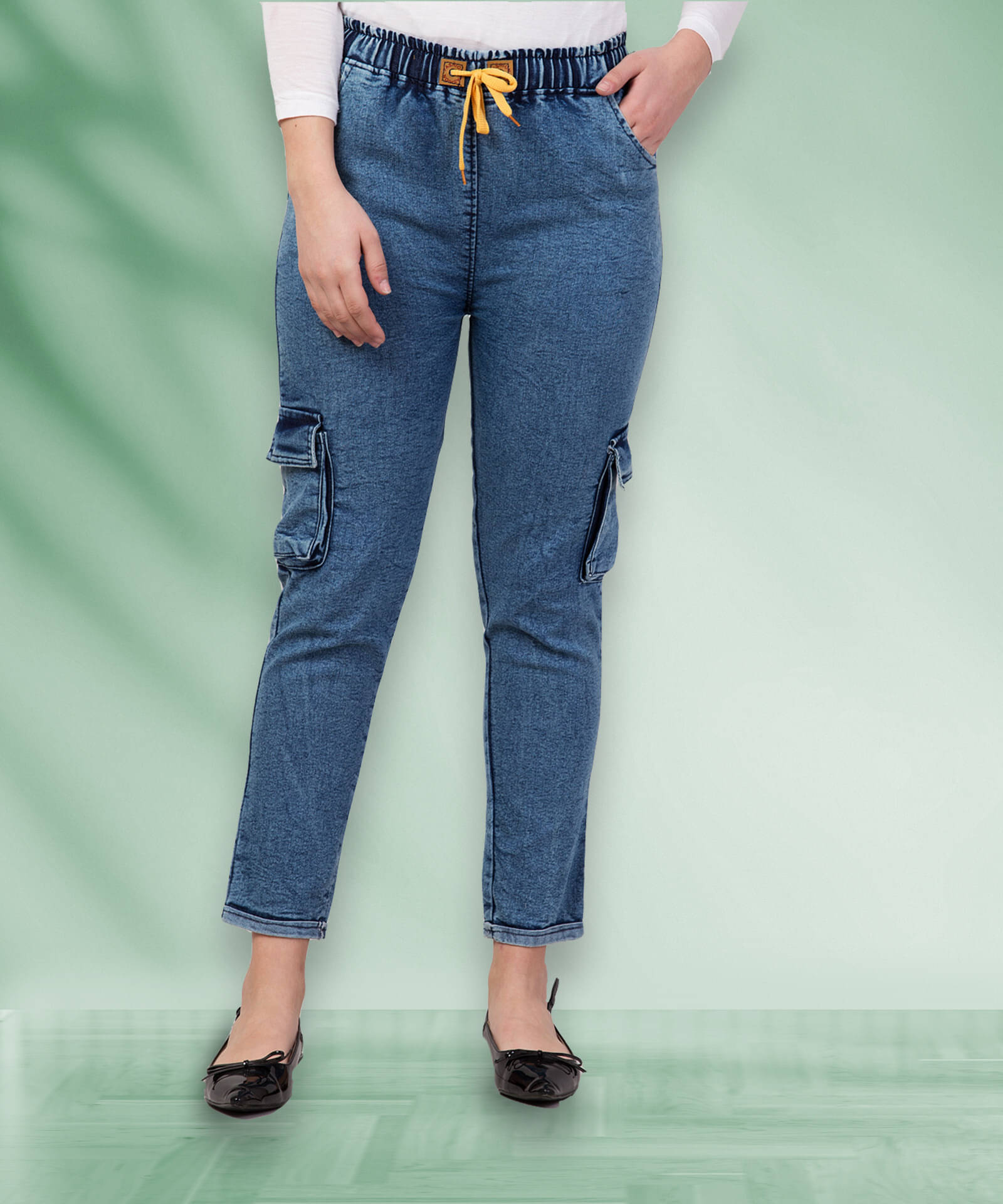 Coutume Collections Women's Regular Fit Mid-Rise Jeans ( Dark Blue ) Coutume Collections Women's Regular Fit Mid-Rise Jeans ( Dark Blue )