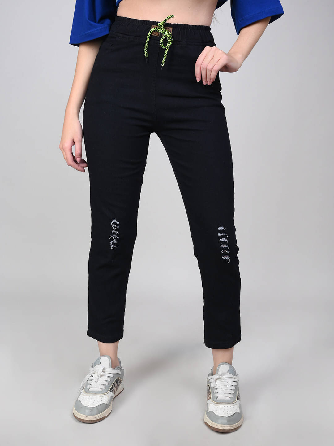     			Coutume Collections Women's Regular Fit Mid-Rise Jeans ( Black )