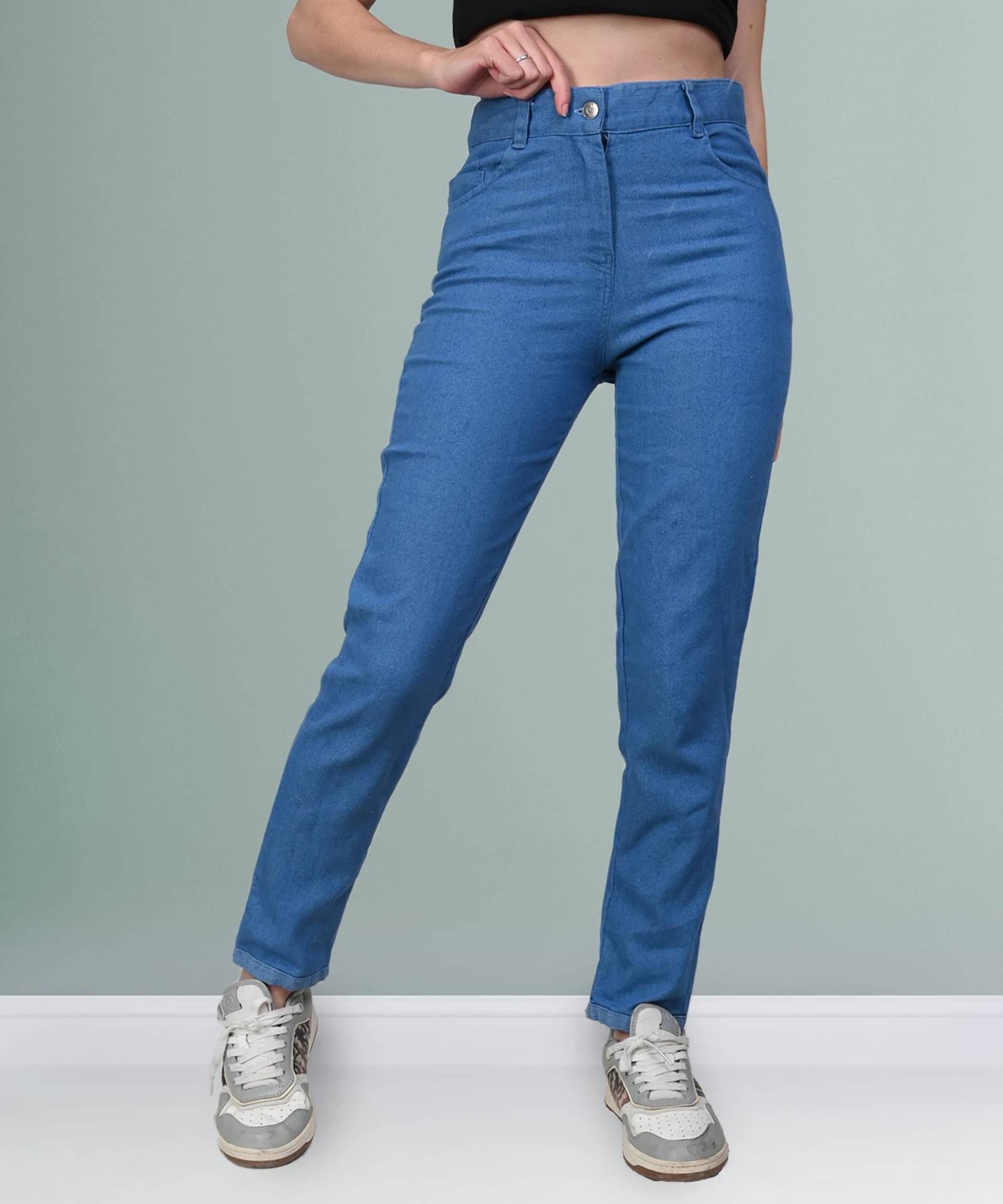     			Coutume Collections Women's Regular Fit Mid-Rise Jeans ( Blue )