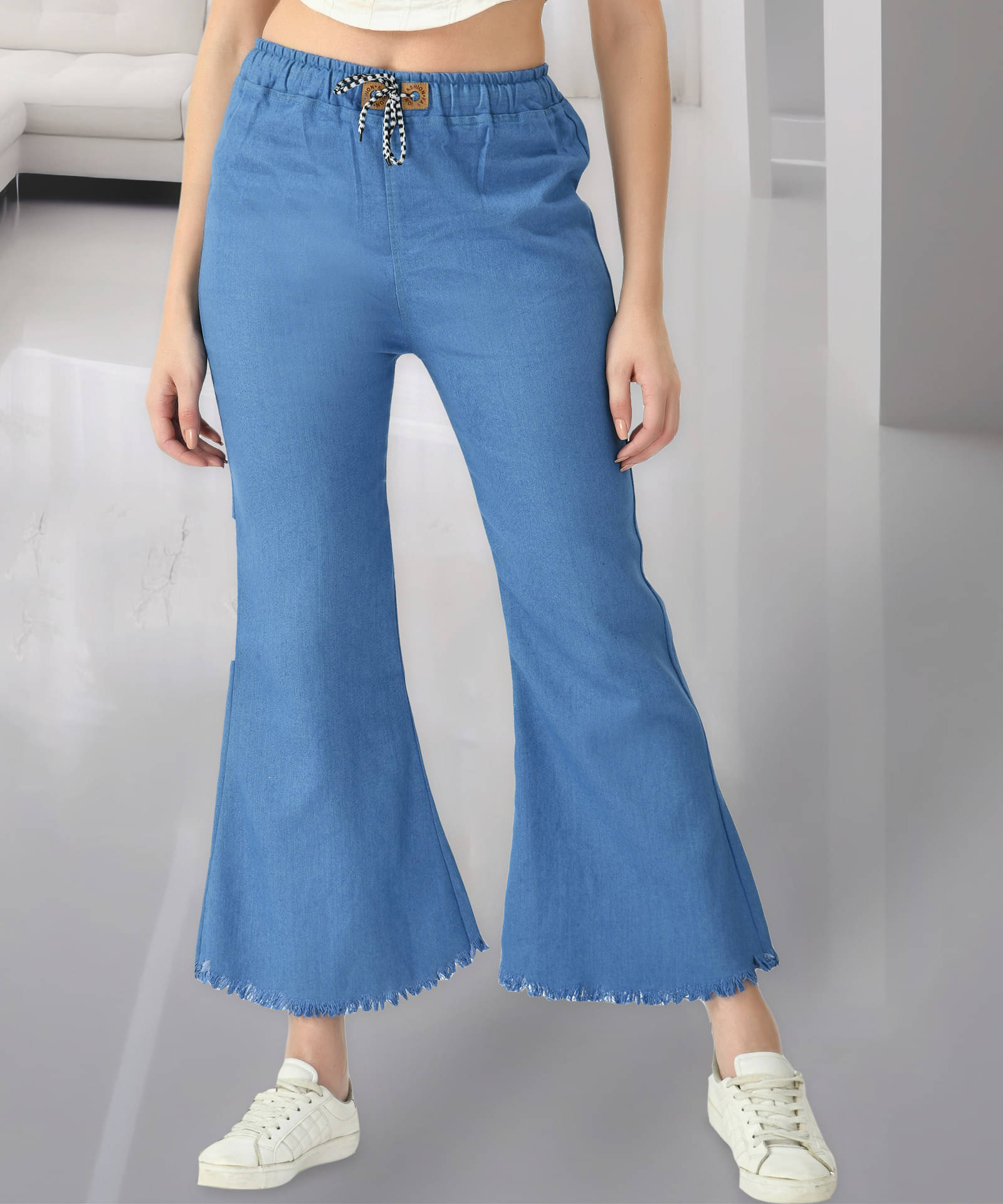     			Coutume Collections Women's Regular Fit Mid-Rise Jeans ( Light Blue )