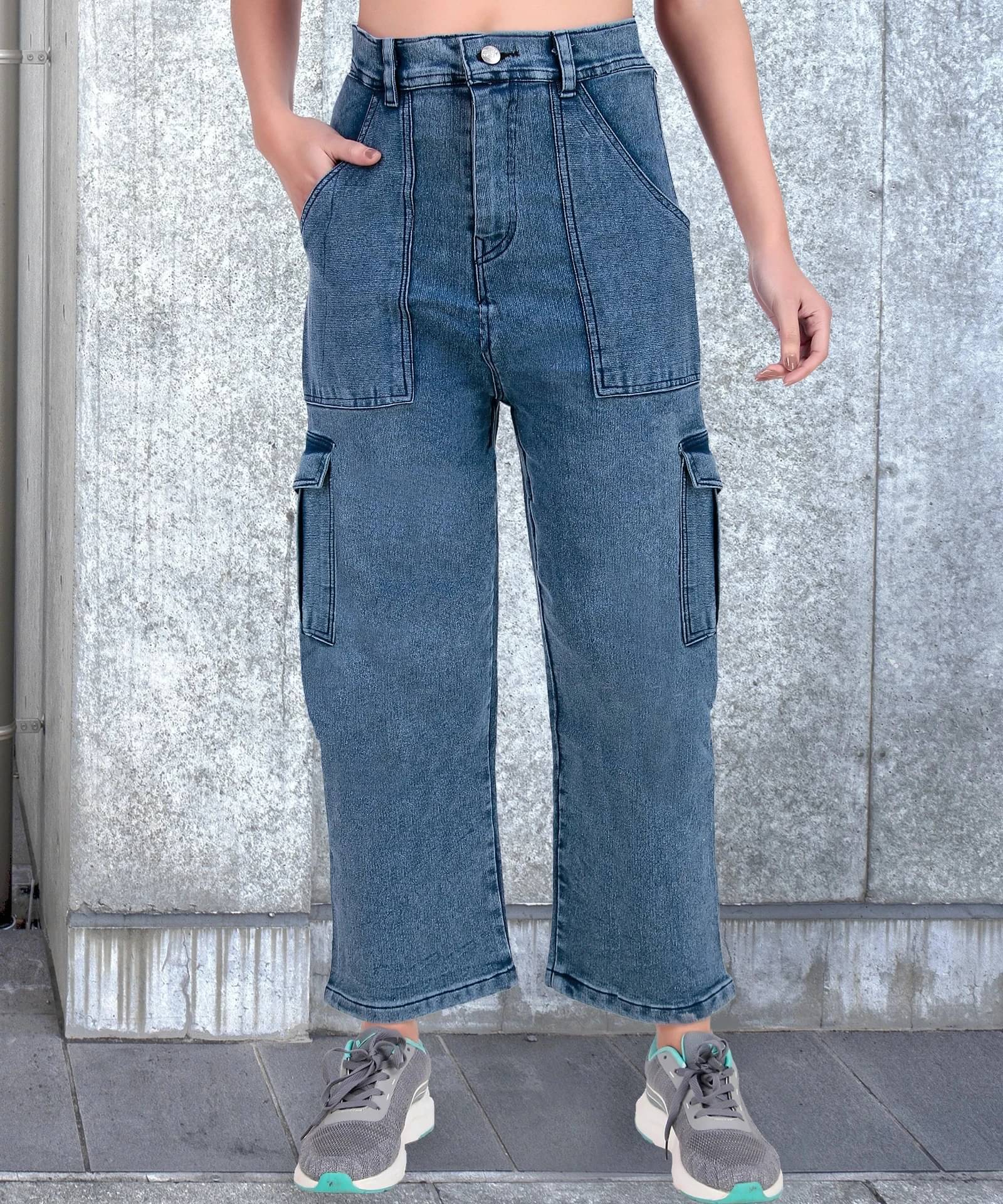     			Coutume Collections Women's Regular Fit Mid-Rise Jeans ( Blue )