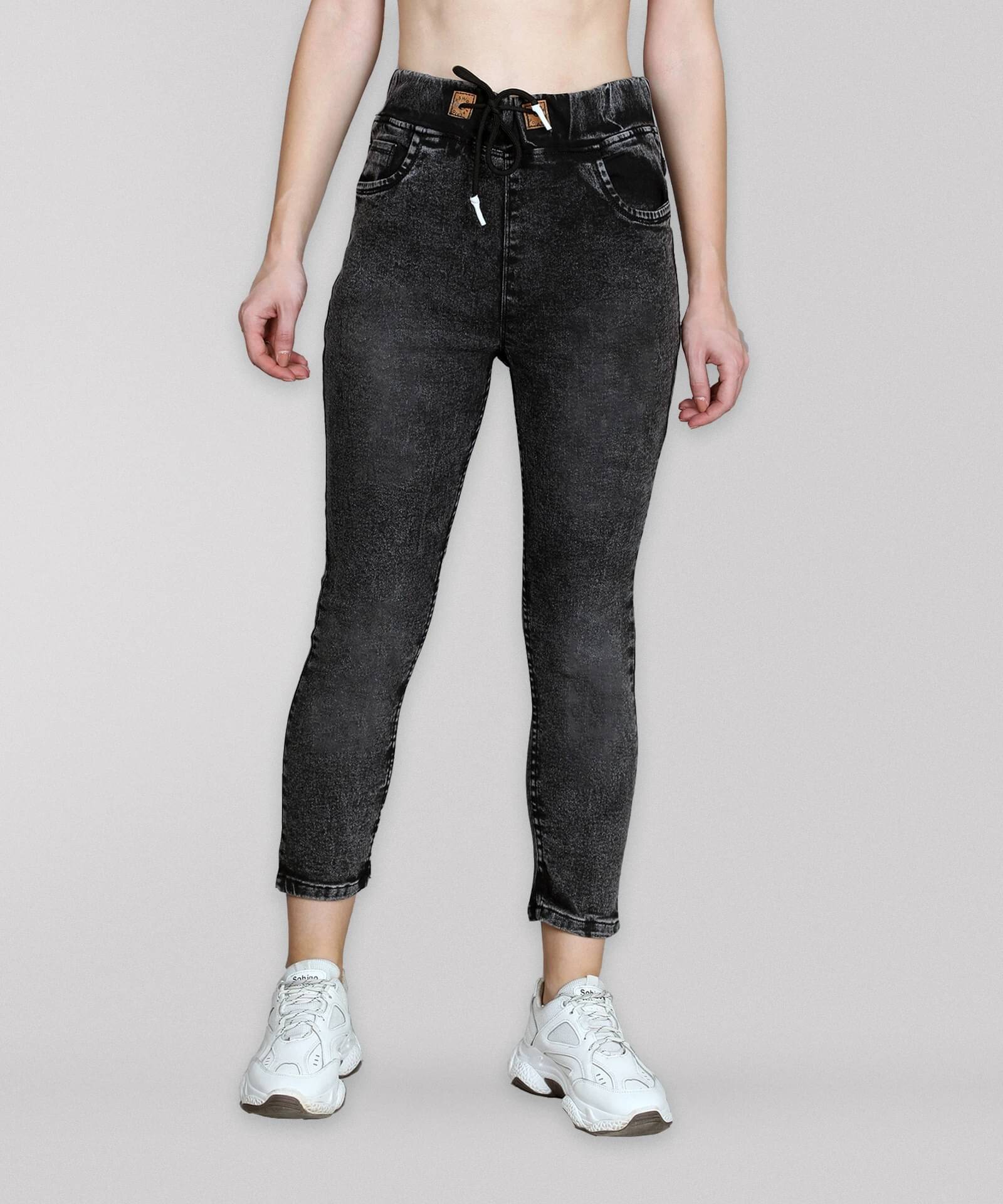    			Coutume Collections Women's Regular Fit Mid-Rise Jeans ( Black )