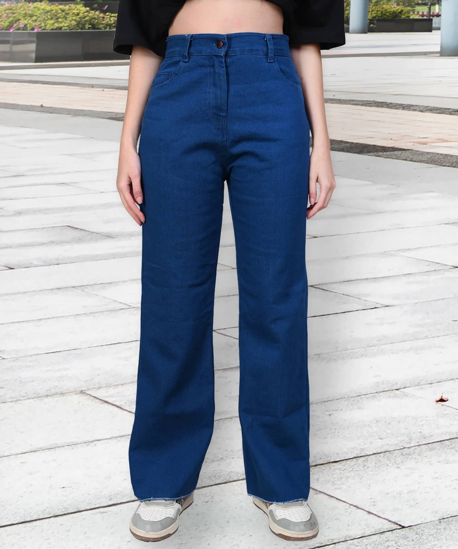     			Coutume Collections Women's Regular Fit Mid-Rise Jeans ( Dark Blue )