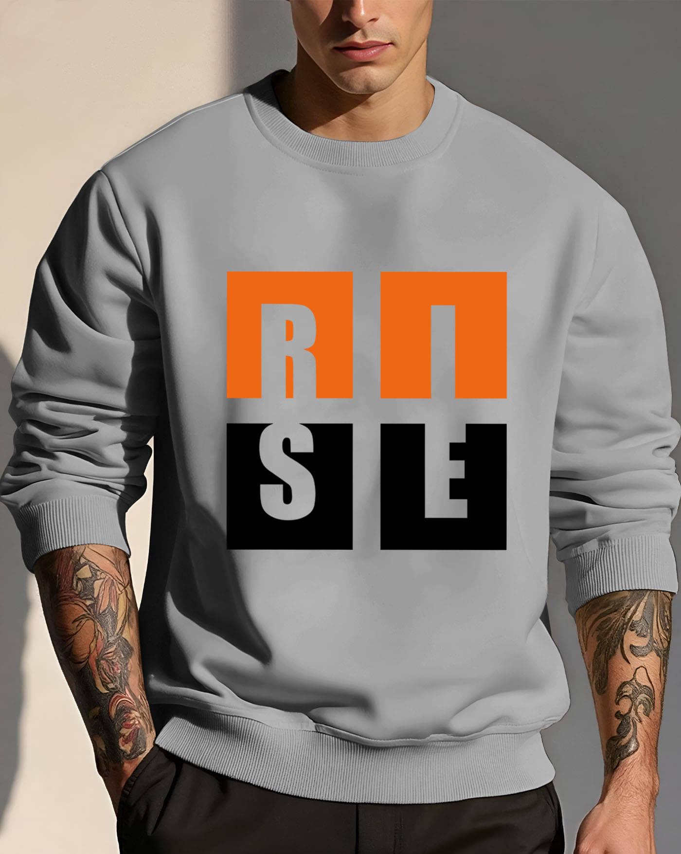 ENITOR Fleece Round Neck Men's Sweatshirt - Grey ( Pack of 1 ) ENITOR Fleece Round Neck Men's Sweatshirt - Grey ( Pack of 1 )