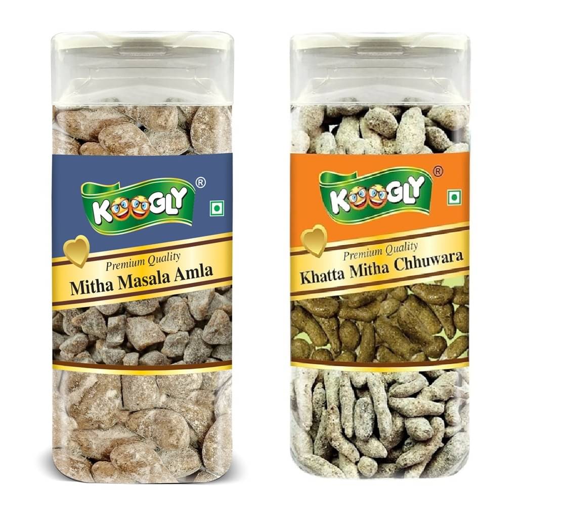 KOOGLY Meetha Masala Amla+ Khatta Mitha Chuhara Hard Candies 440 gm KOOGLY Meetha Masala Amla+ Khatta Mitha Chuhara Hard Candies 440 gm