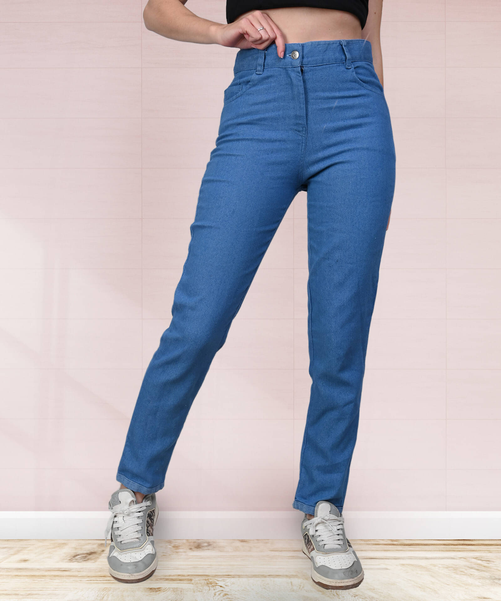     			NEUNK Women's Bootcut Mid-Rise Jeans ( Blue )