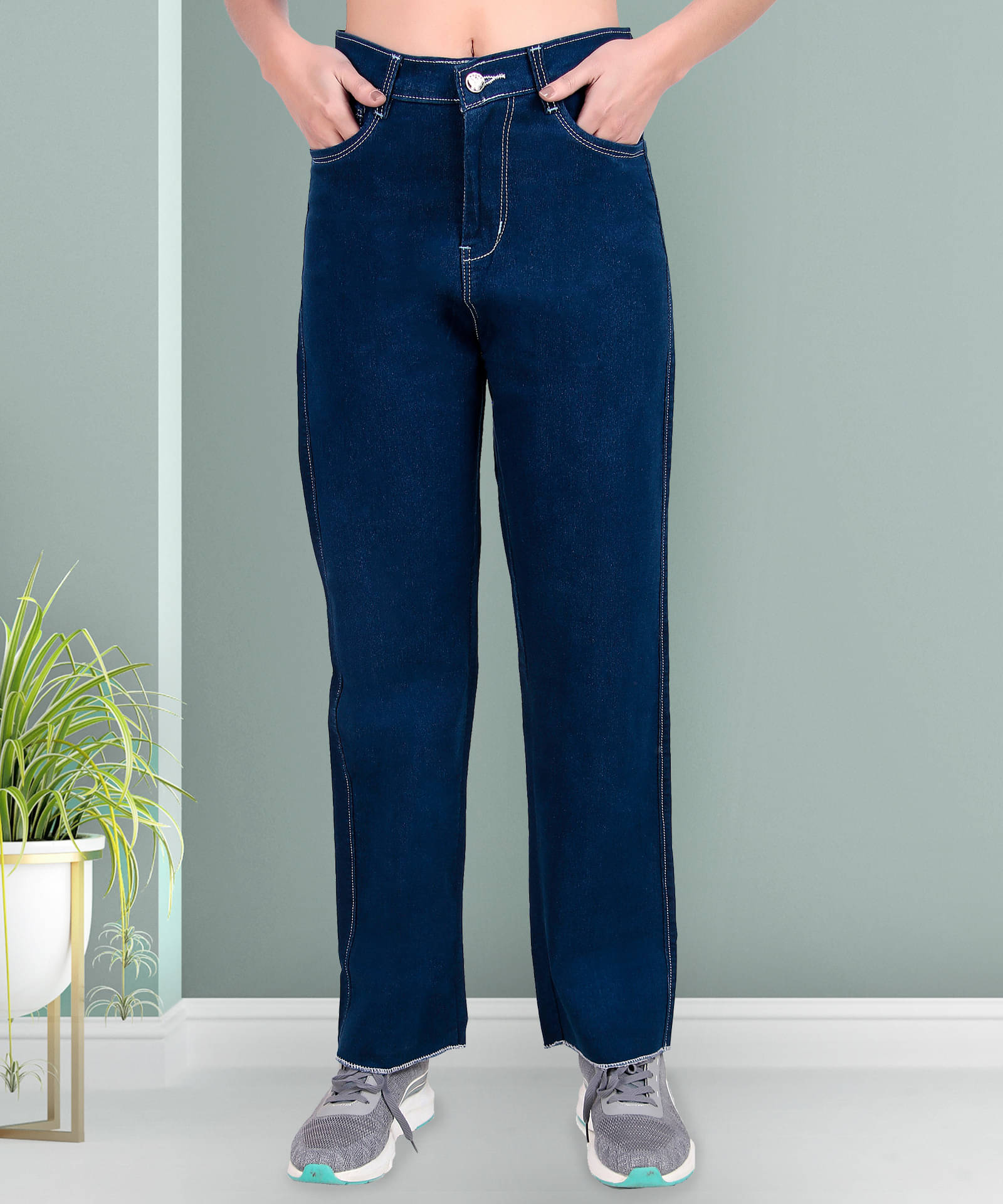     			NEUNK Women's Boyfriend Fit Mid-Rise Jeans ( Multicolor )