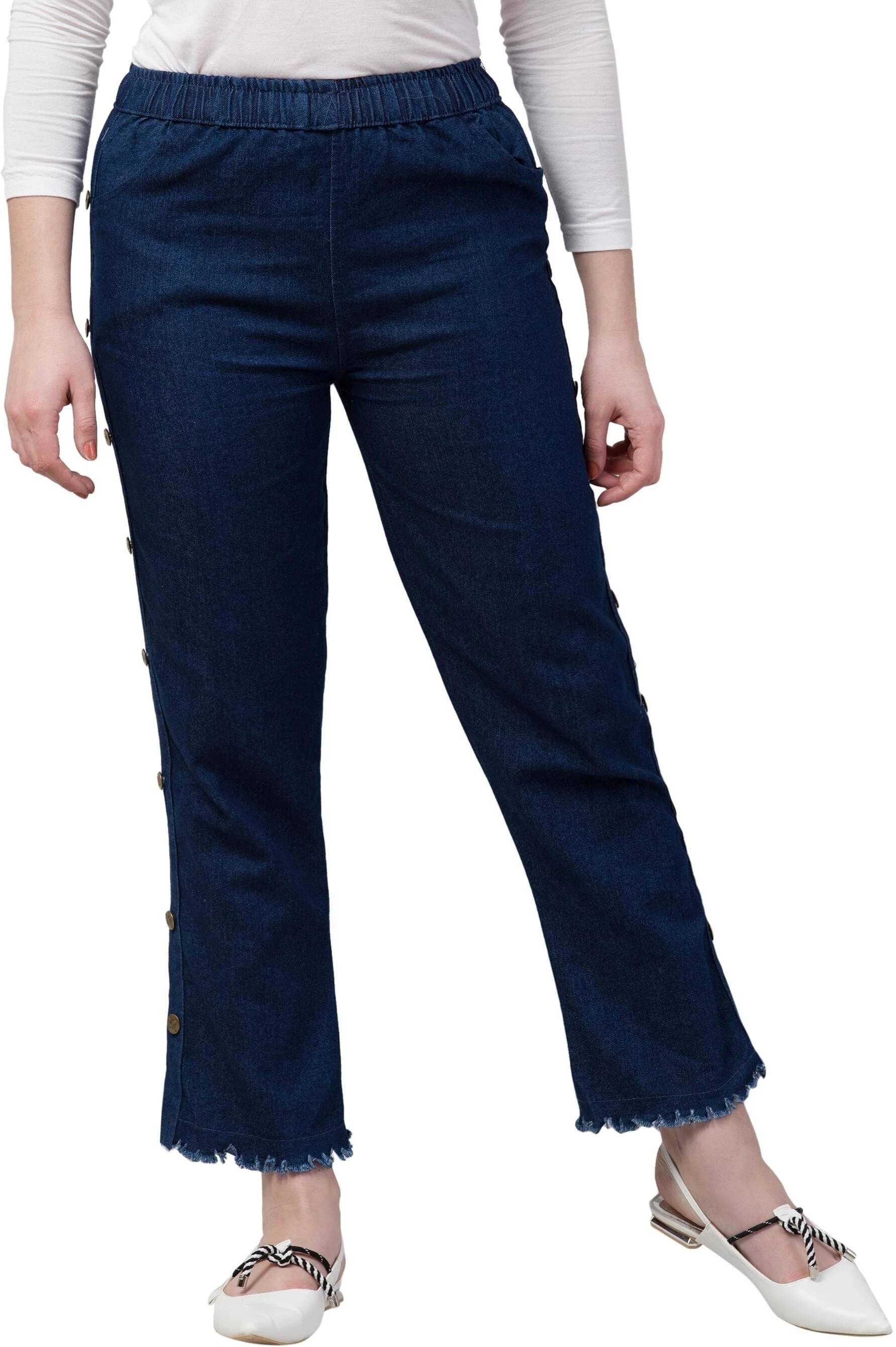     			NEUNK Women's Jogger Mid-Rise Jeans ( Blue )