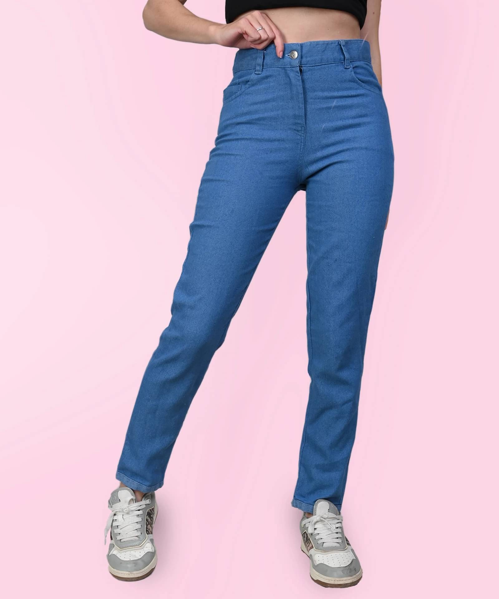     			NEUNK Women's Regular Fit Mid-Rise Jeans ( Light Blue )