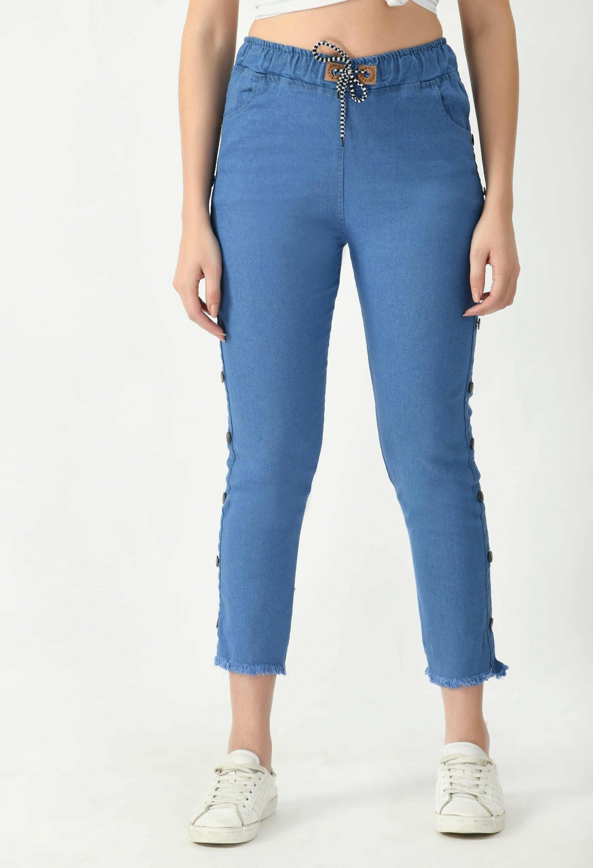     			NEUNK Women's Regular Fit Mid-Rise Jeans ( Blue )