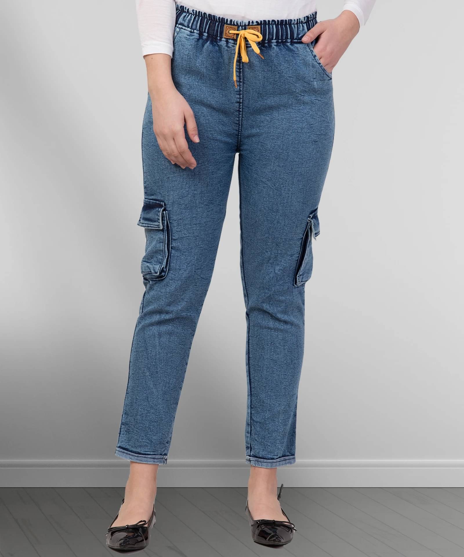     			NEUNK Women's Regular Fit Mid-Rise Jeans ( Blue )