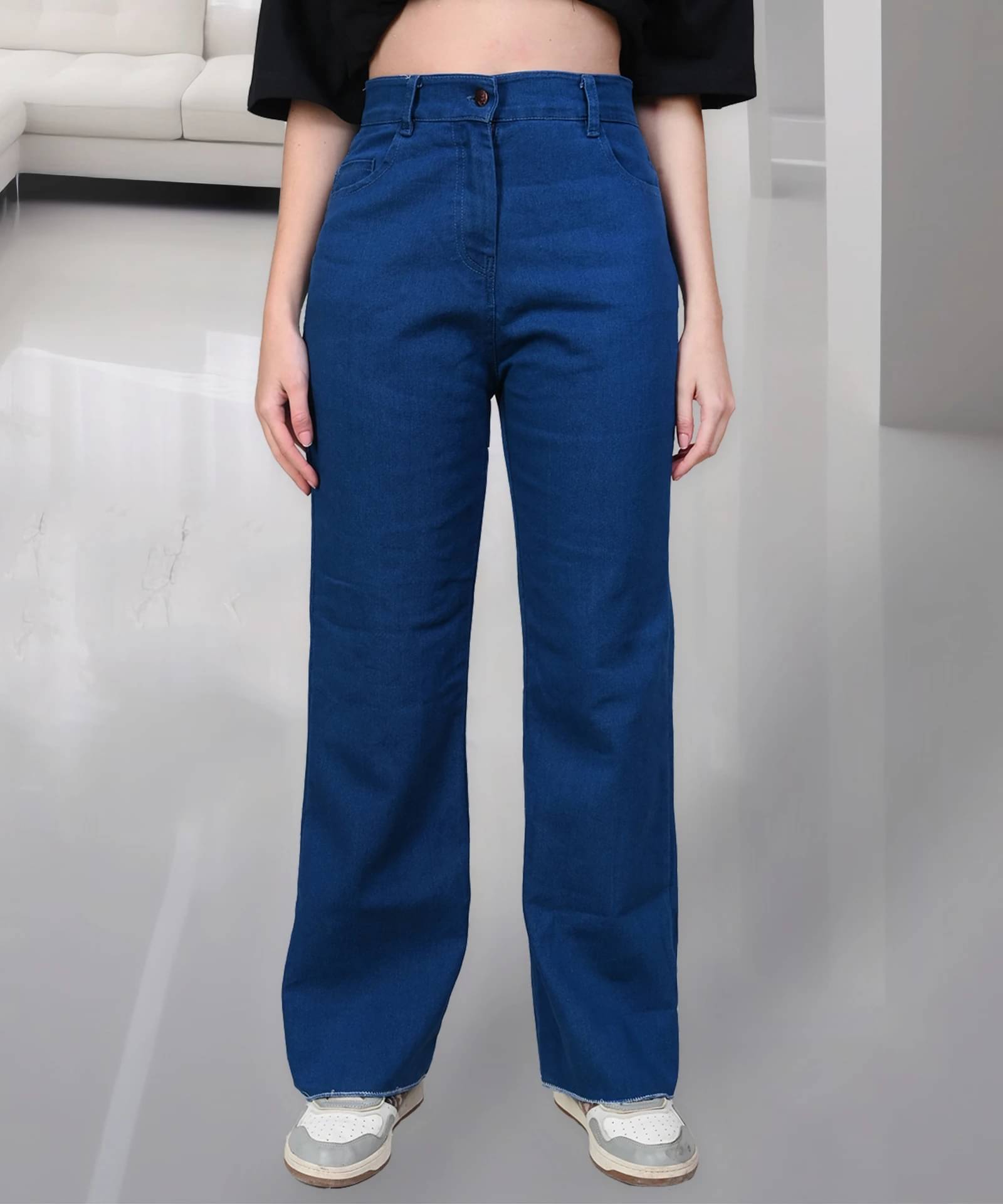     			NEUNK Women's Regular Fit Mid-Rise Jeans ( Black )