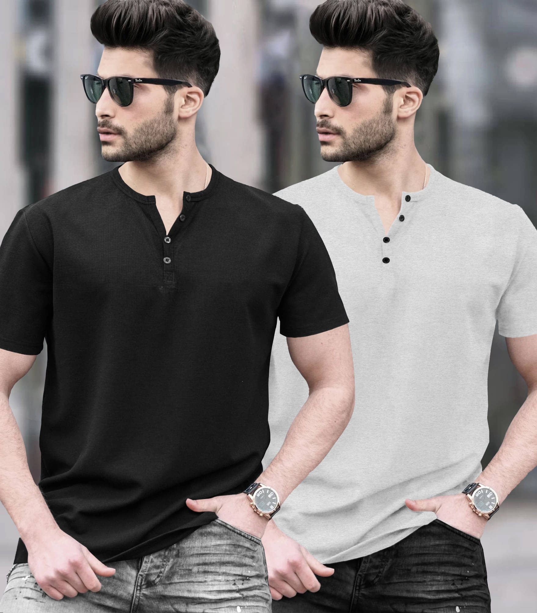 Tripr Men Cotton Blend Regular Fit Solid T-Shirt ( Black ) Tripr Men Cotton Blend Regular Fit Solid T-Shirt ( Black )
