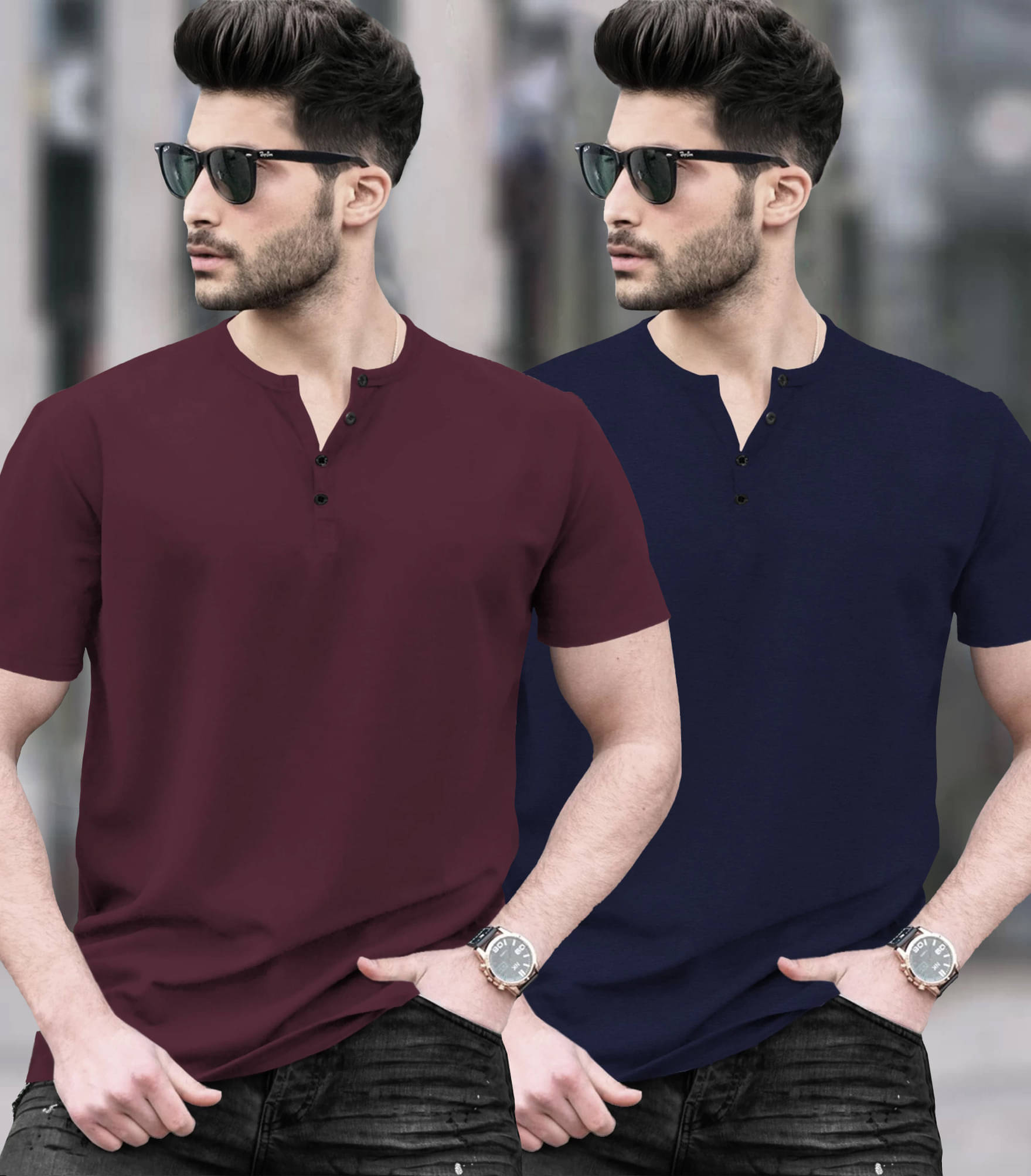 Tripr Men Cotton Blend Regular Fit Printed T-Shirt ( Multicolor4 ) Tripr Men Cotton Blend Regular Fit Printed T-Shirt ( Multicolor4 )