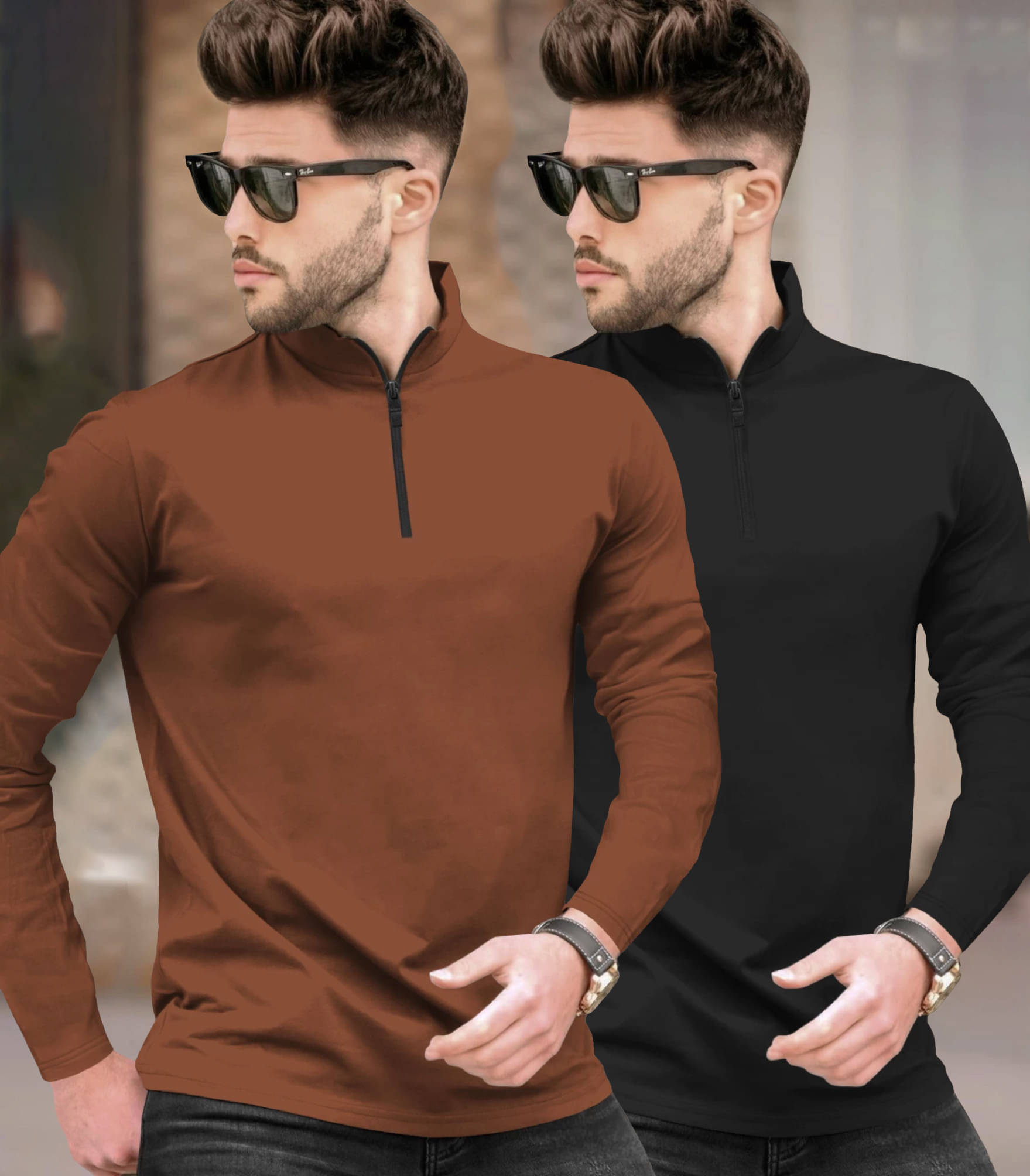 Tripr Men Cotton Blend Regular Fit Solid T-Shirt ( White ) Tripr Men Cotton Blend Regular Fit Solid T-Shirt ( White )