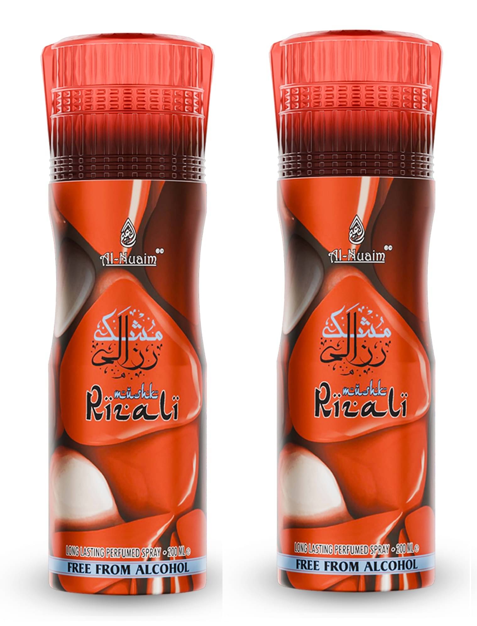     			Al-Nuaim Musk Rizali & Musk Rizali No Alcohol D Deodorant Spray for Unisex 100 ml ( Pack of 2 )