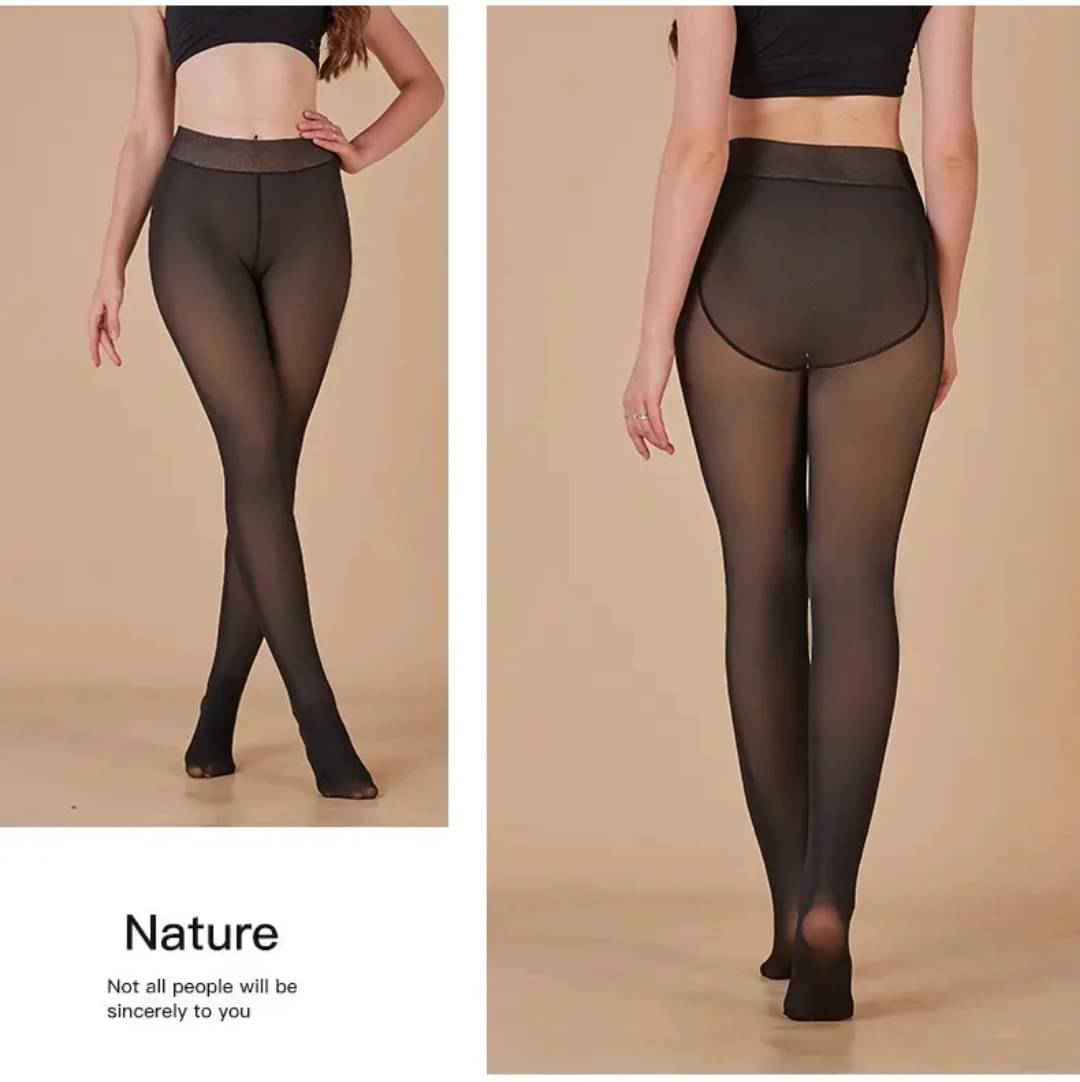     			BlackRod Pack of 1 Women's Woollen Full length Stockings ( Black )