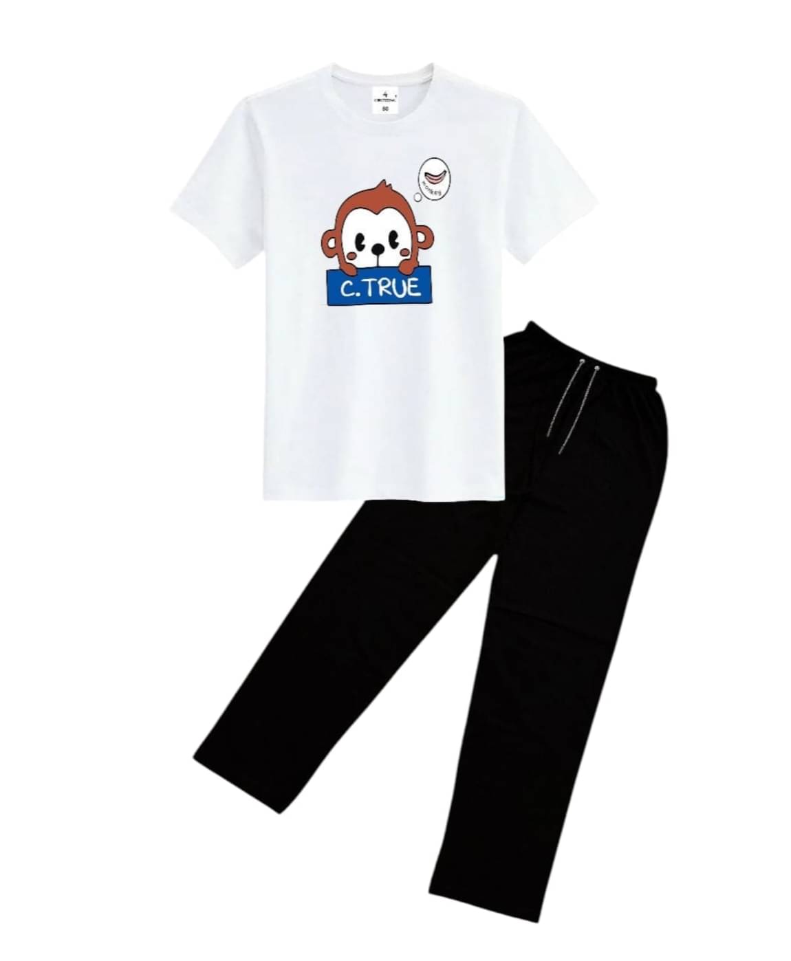 COOLTEES4U Pack of 1 Unisex Cotton T-Shirt & Trackpants Set ( Multicolor ) COOLTEES4U Pack of 1 Unisex Cotton T-Shirt & Trackpants Set ( Multicolor )