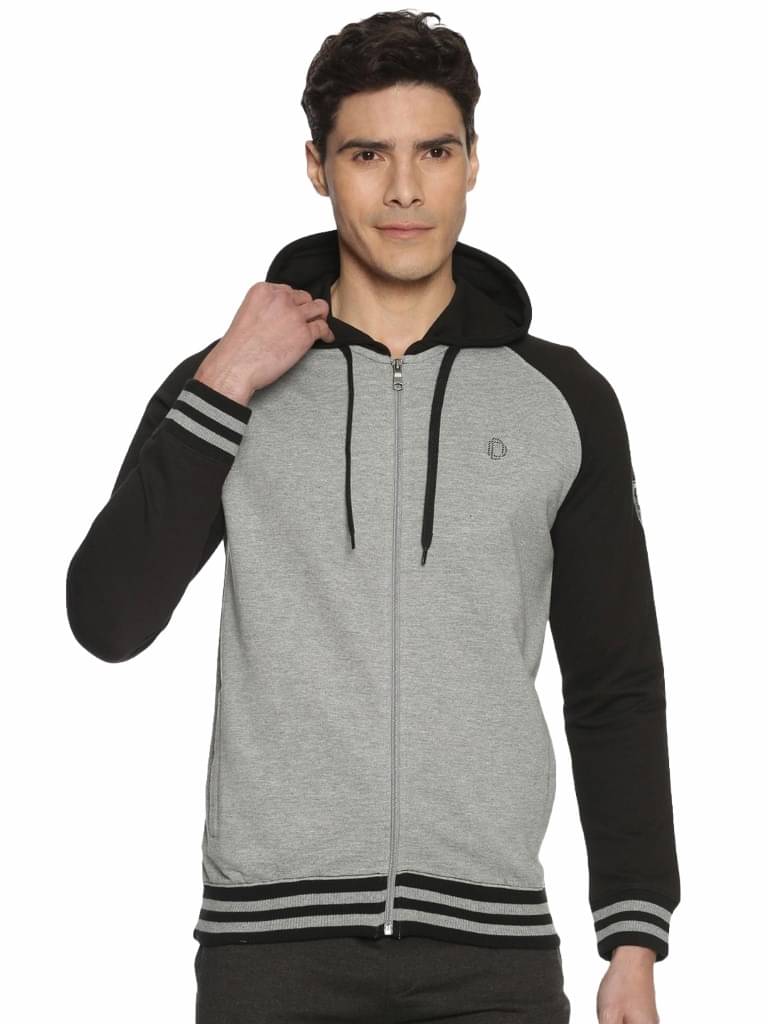 Dollar Cotton Blend Hooded Men's Sweatshirt - Black ( Pack of 1 ) Dollar Cotton Blend Hooded Men's Sweatshirt - Black ( Pack of 1 )