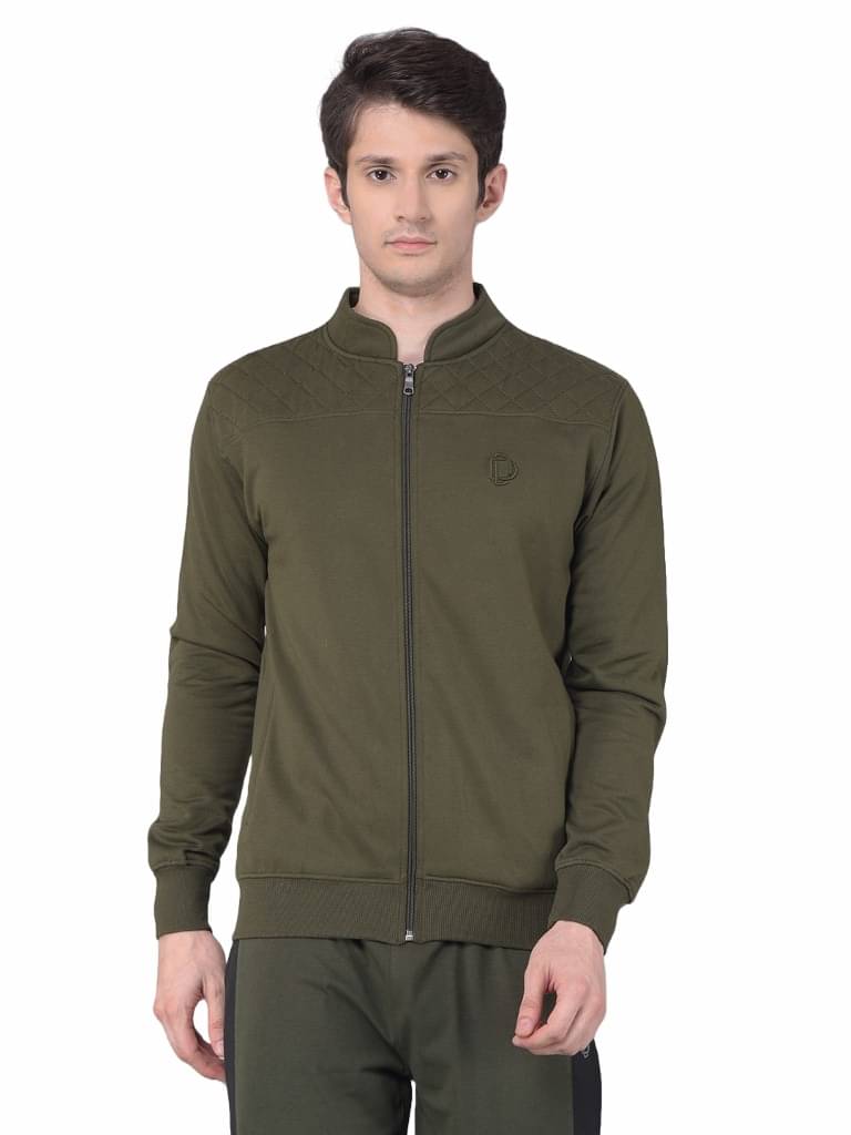 Dollar Microfibre Men's Casual Jacket - Green ( Pack of 1 ) Dollar Microfibre Men's Casual Jacket - Green ( Pack of 1 )