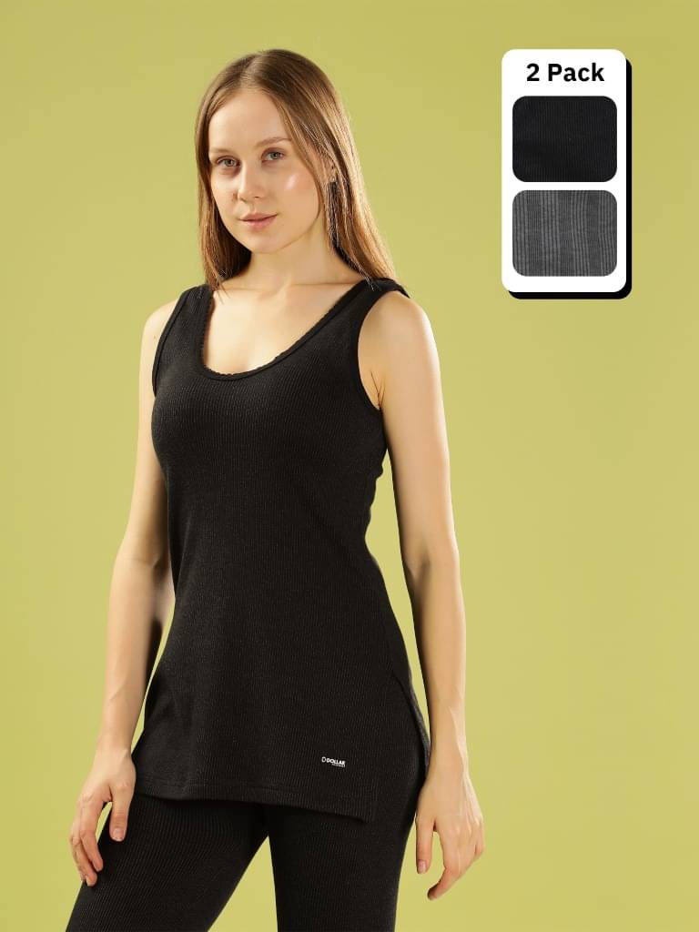     			Dollar Ultra Cotton Thermal Tops - Multi Color Pack of 2