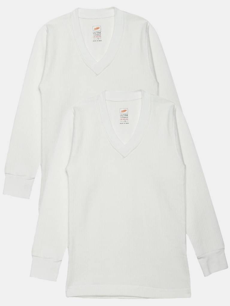     			Dollar Ultra Pack of 1 Boys Cotton Blend Thermal Top ( Off White )
