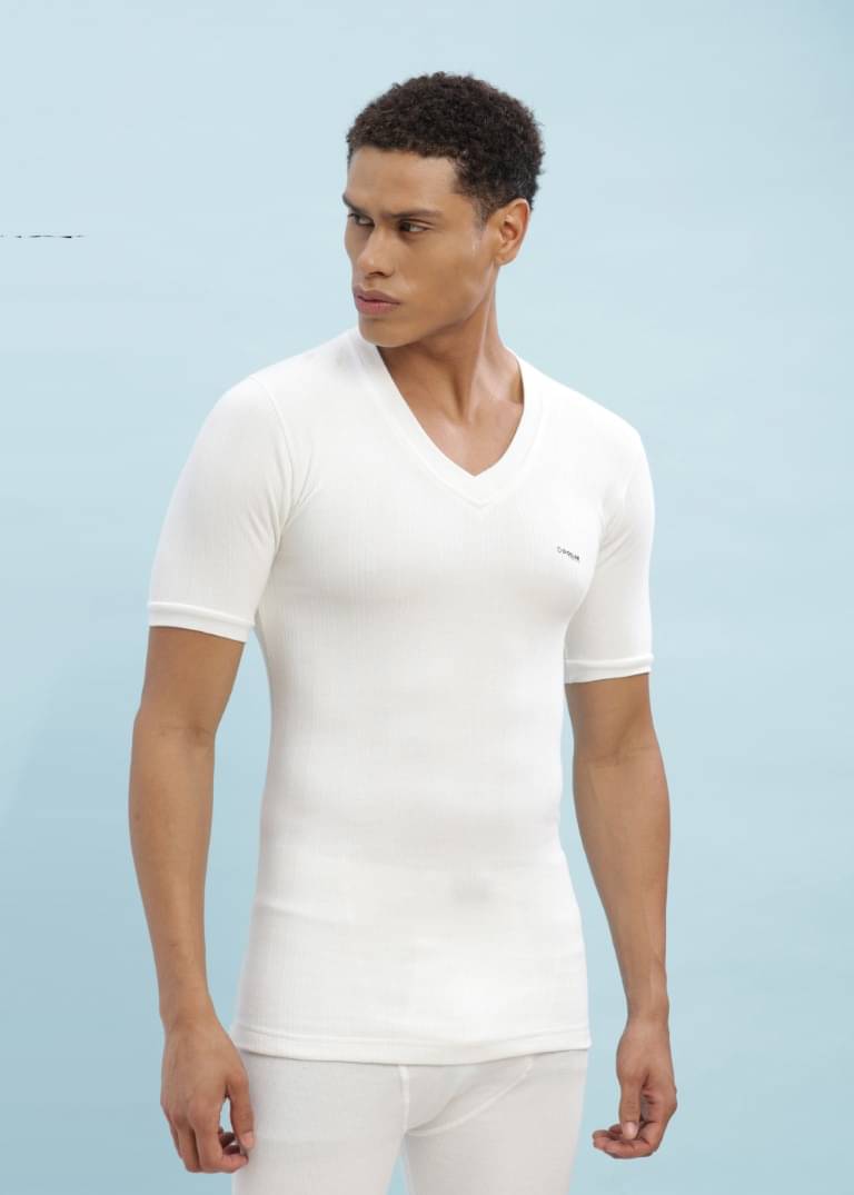 Dollar Ultra Pack of 1 Cotton Blend Thermal Tops For Men's ( Off-White ) Dollar Ultra Pack of 1 Cotton Blend Thermal Tops For Men's ( Off-White )