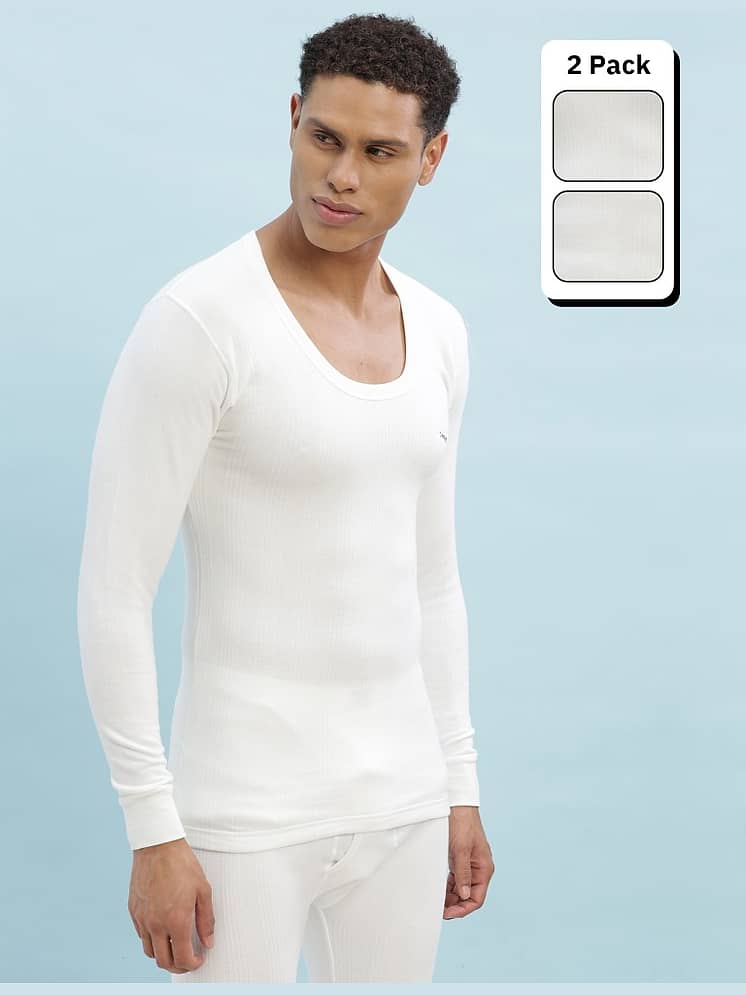 Dixcy Scott White Thermal Upper Pack of