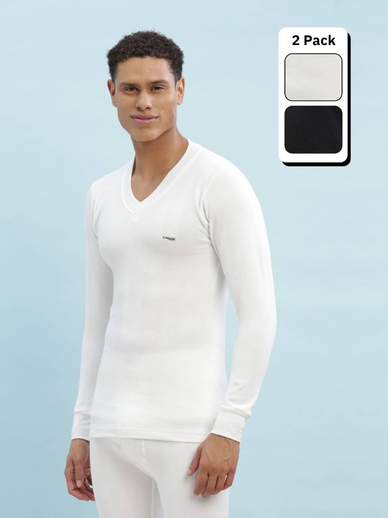 Dollar Ultra Pack of 2 Cotton Blend Thermal Tops For Men's ( Multicolor )     			Dollar Ultra Pack of 2 Cotton Blend Thermal Tops For Men's ( Multicolor )