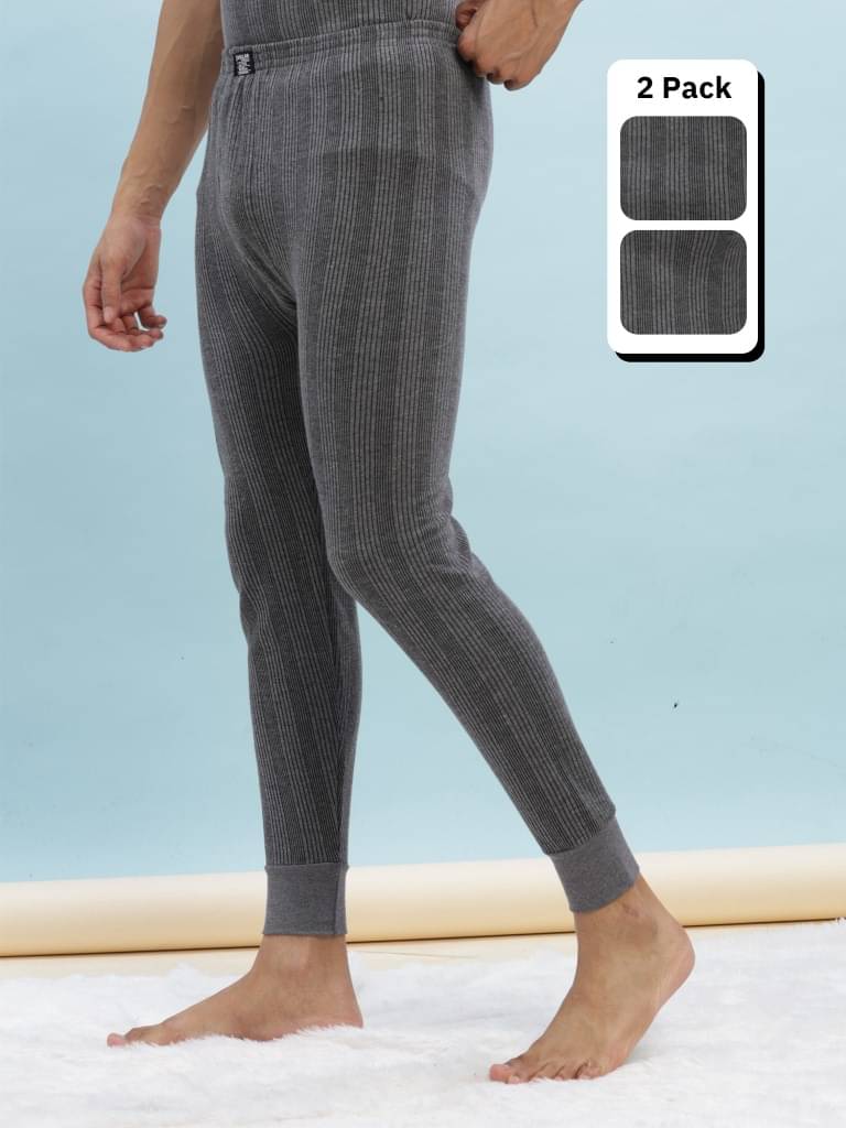 Dollar Ultra Pack of 2 Cotton Blend Thermal Bottoms For Men's ( Charcoal )     			Dollar Ultra Pack of 2 Cotton Blend Thermal Bottoms For Men's ( Charcoal )