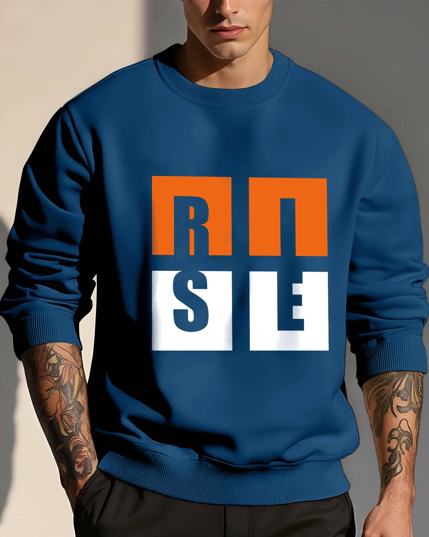 ENITOR Fleece Round Neck Men's Sweatshirt - Teal Blue ( Pack of 1 ) ENITOR Fleece Round Neck Men's Sweatshirt - Teal Blue ( Pack of 1 )