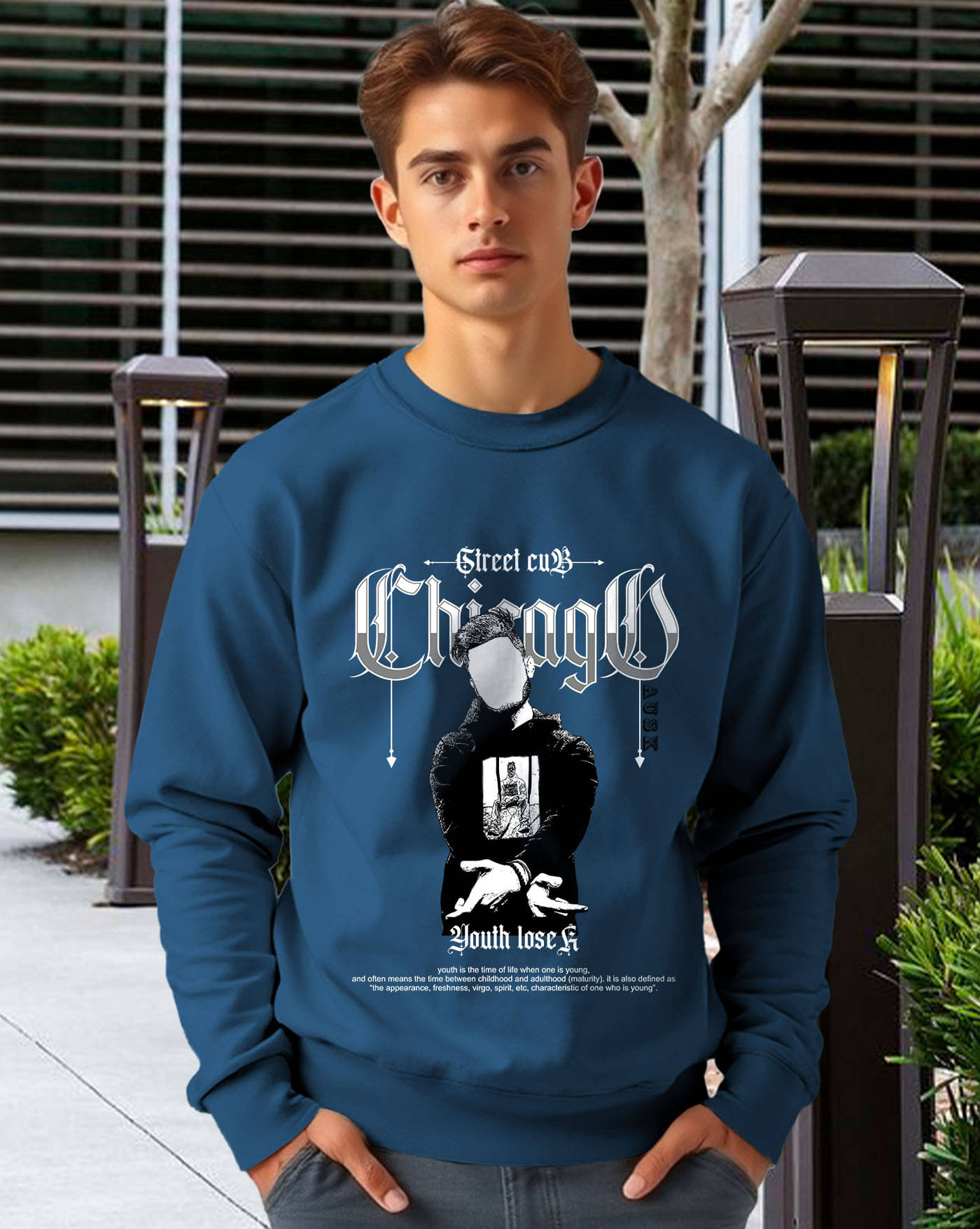 ENITOR Fleece Round Neck Men's Sweatshirt - Teal Blue ( Pack of 1 ) ENITOR Fleece Round Neck Men's Sweatshirt - Teal Blue ( Pack of 1 )