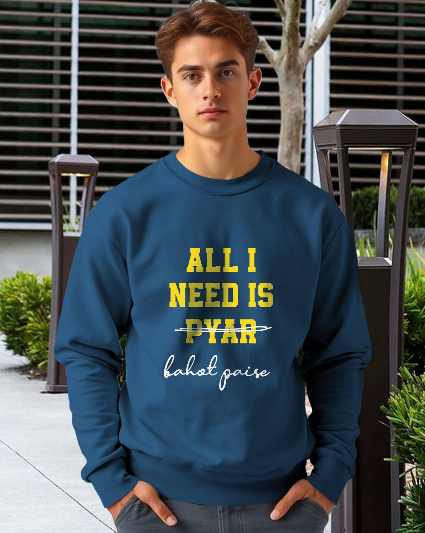 ENITOR Fleece Round Neck Men's Sweatshirt - Teal Blue ( Pack of 1 ) ENITOR Fleece Round Neck Men's Sweatshirt - Teal Blue ( Pack of 1 )