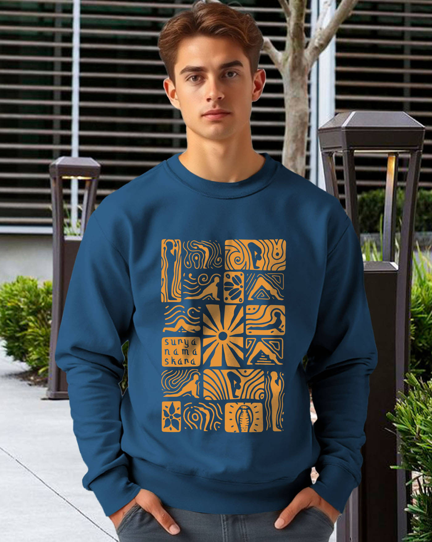 ENITOR Fleece Round Neck Men's Sweatshirt - Teal Blue ( Pack of 1 ) ENITOR Fleece Round Neck Men's Sweatshirt - Teal Blue ( Pack of 1 )