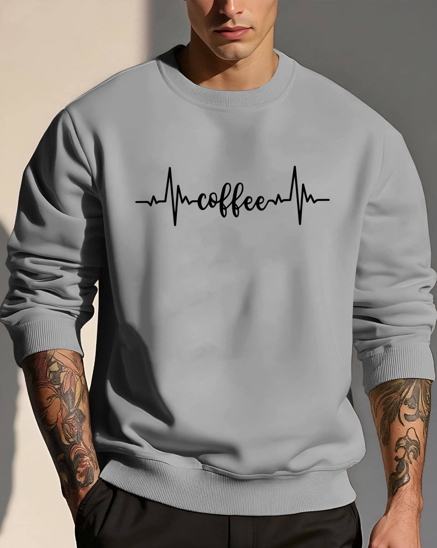 ENITOR Fleece Round Neck Men's Sweatshirt - Grey ( Pack of 1 ) ENITOR Fleece Round Neck Men's Sweatshirt - Grey ( Pack of 1 )