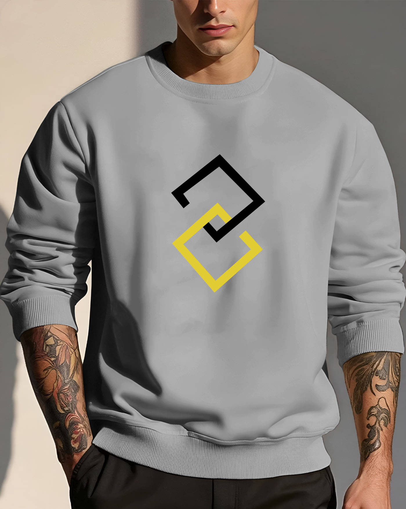 ENITOR Fleece Round Neck Men's Sweatshirt - Grey ( Pack of 1 ) ENITOR Fleece Round Neck Men's Sweatshirt - Grey ( Pack of 1 )
