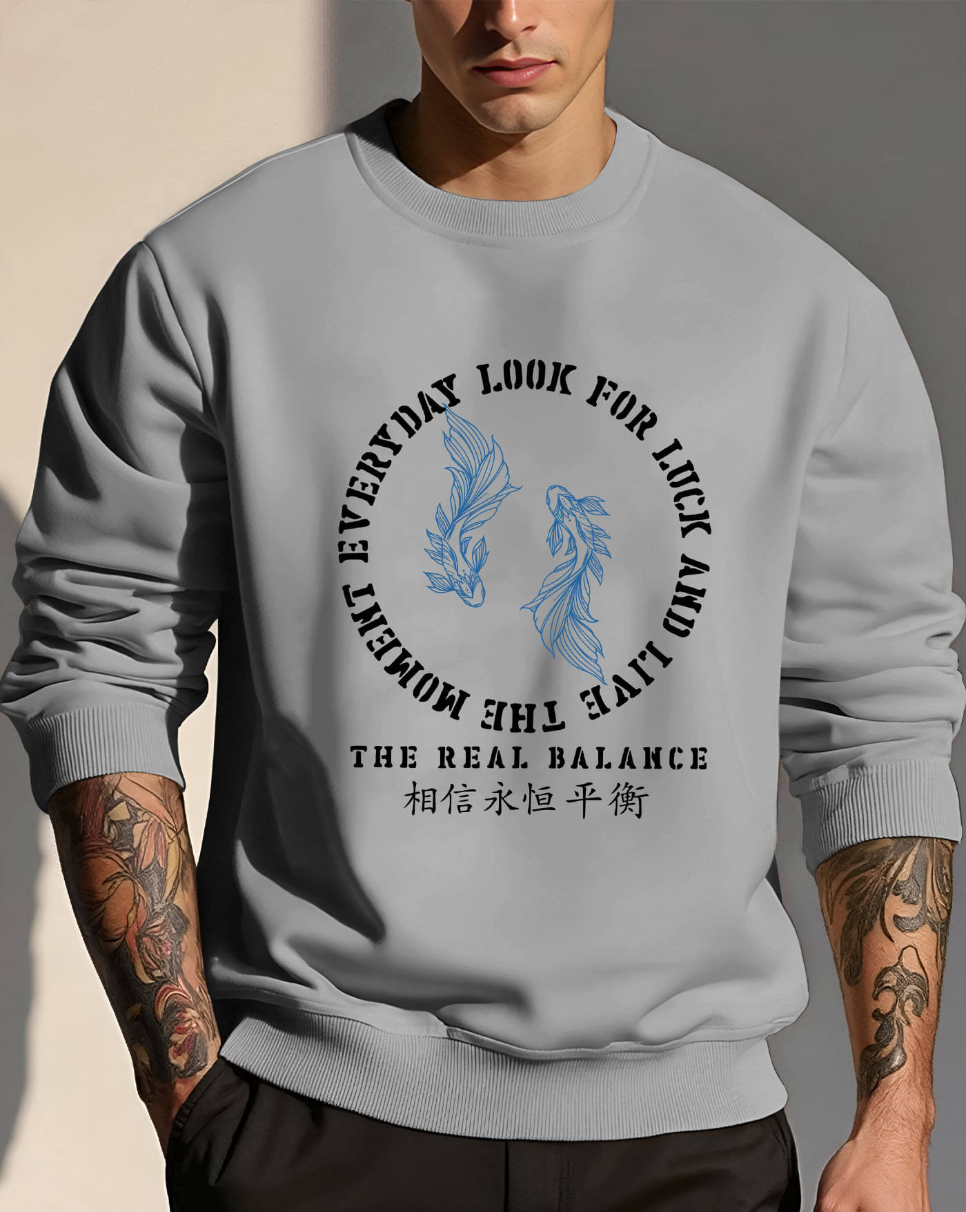     			ENITOR Fleece Round Neck Men's Sweatshirt - Grey ( Pack of 1 )
