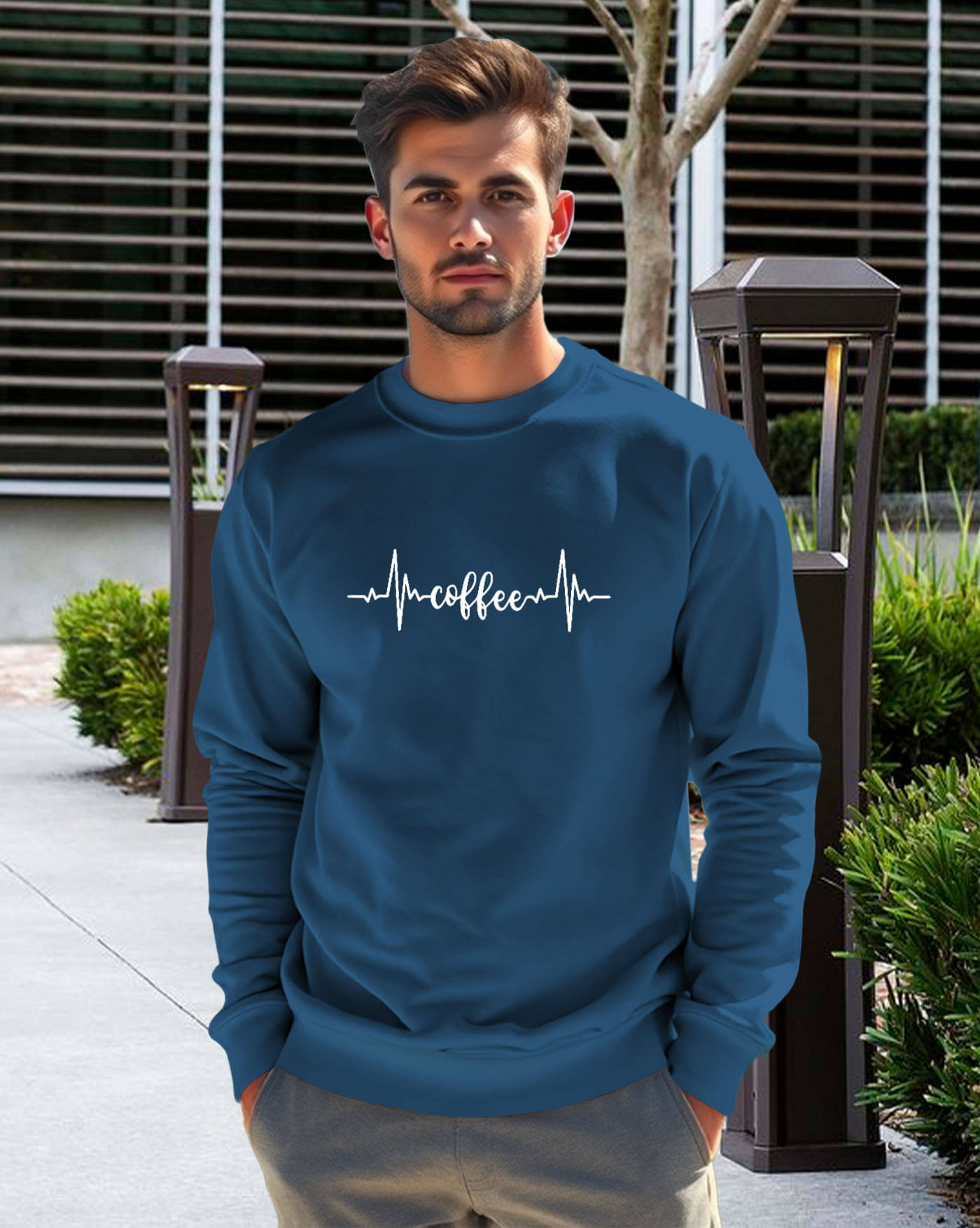 ENITOR Fleece Round Neck Men's Sweatshirt - Teal Blue ( Pack of 1 ) ENITOR Fleece Round Neck Men's Sweatshirt - Teal Blue ( Pack of 1 )