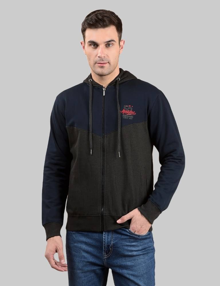 Force NXT Cotton Hooded Men's Sweatshirt - Navy ( Pack of 1 ) Force NXT Cotton Hooded Men's Sweatshirt - Navy ( Pack of 1 )