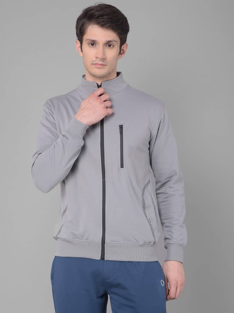 Force NXT Cotton Men's Casual Jacket - Grey ( Pack of 1 ) - Jackets & Coats | Buy online on ZillyBuy